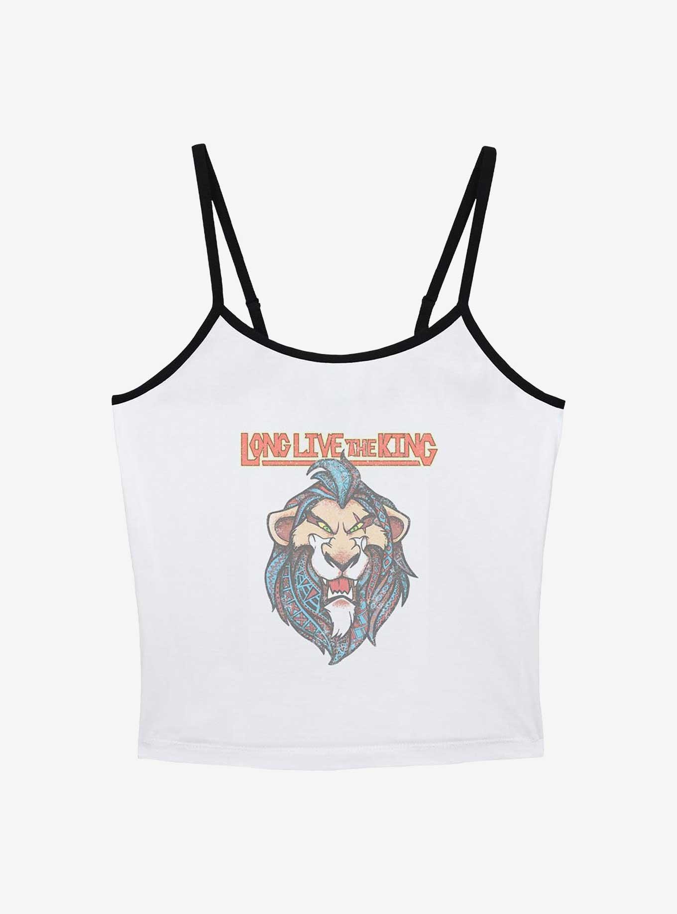 Disney The Lion King Retro Scar Girls Cami, WHITE, hi-res
