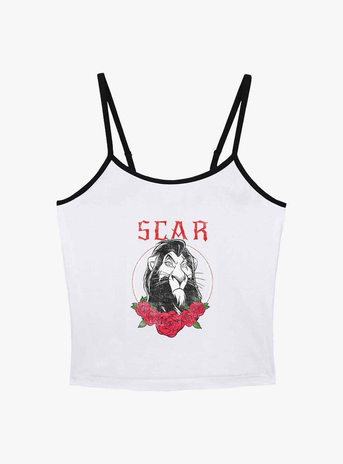 Disney The Lion King Scar Rose Girls Cami, WHITE, hi-res