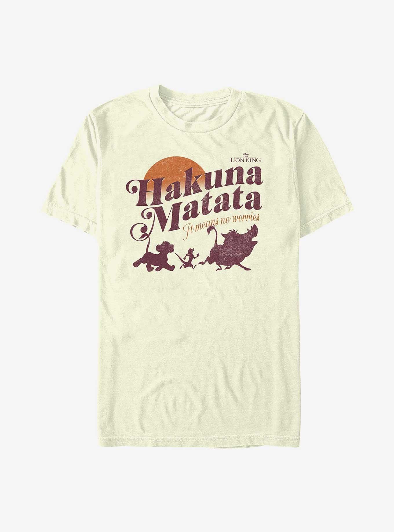 Disney The Lion King It Means No Worries T-Shirt, NATURAL, hi-res