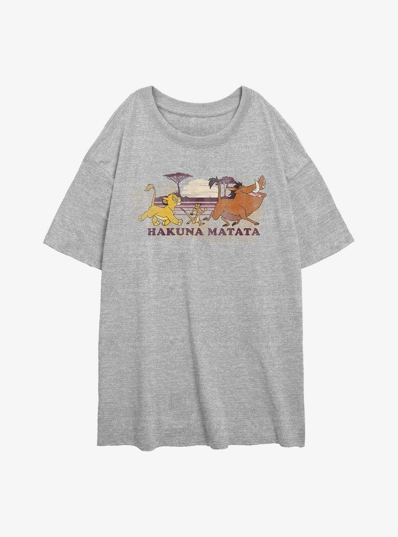 Disney The Lion King Hakuna Ma Walka Girls Oversized T-Shirt, , hi-res
