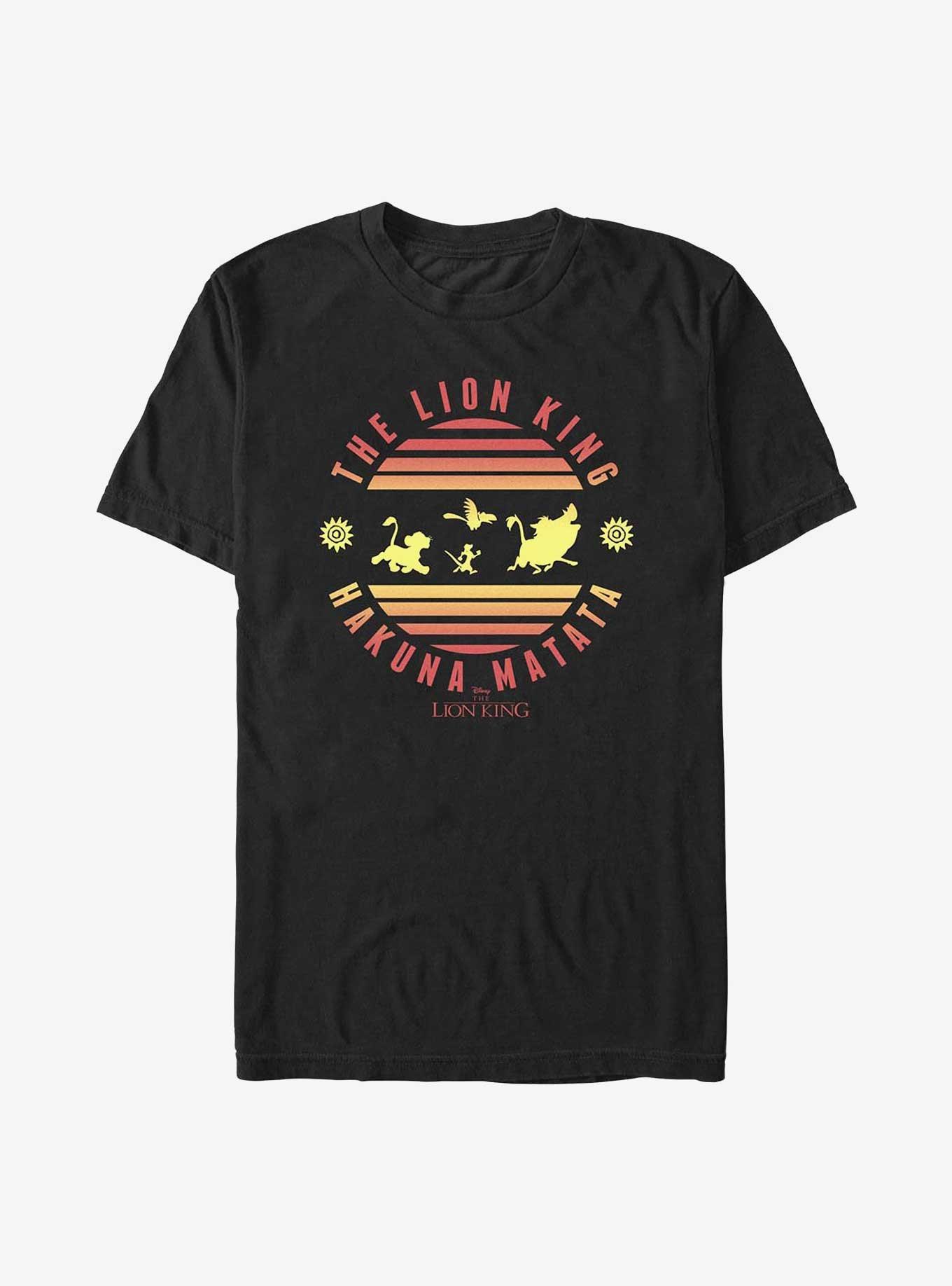 Disney The Lion King Hakuna Stripe Sun Circle T-Shirt