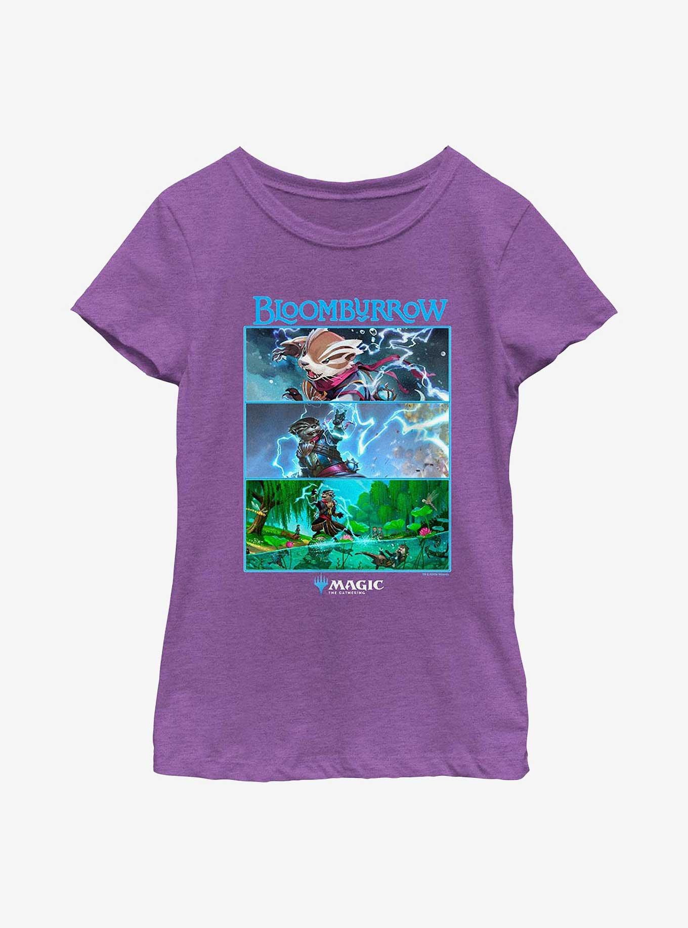 Magic: The Gathering Bloomburrow Otters Youth Girls T-Shirt, , hi-res