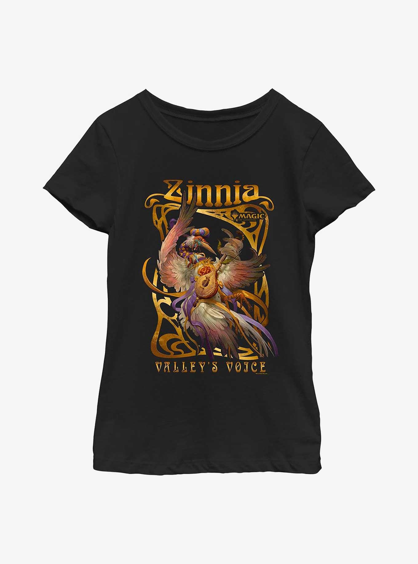Magic: The Gathering Zinnia, Valley's Voice Youth Girls T-Shirt, , hi-res