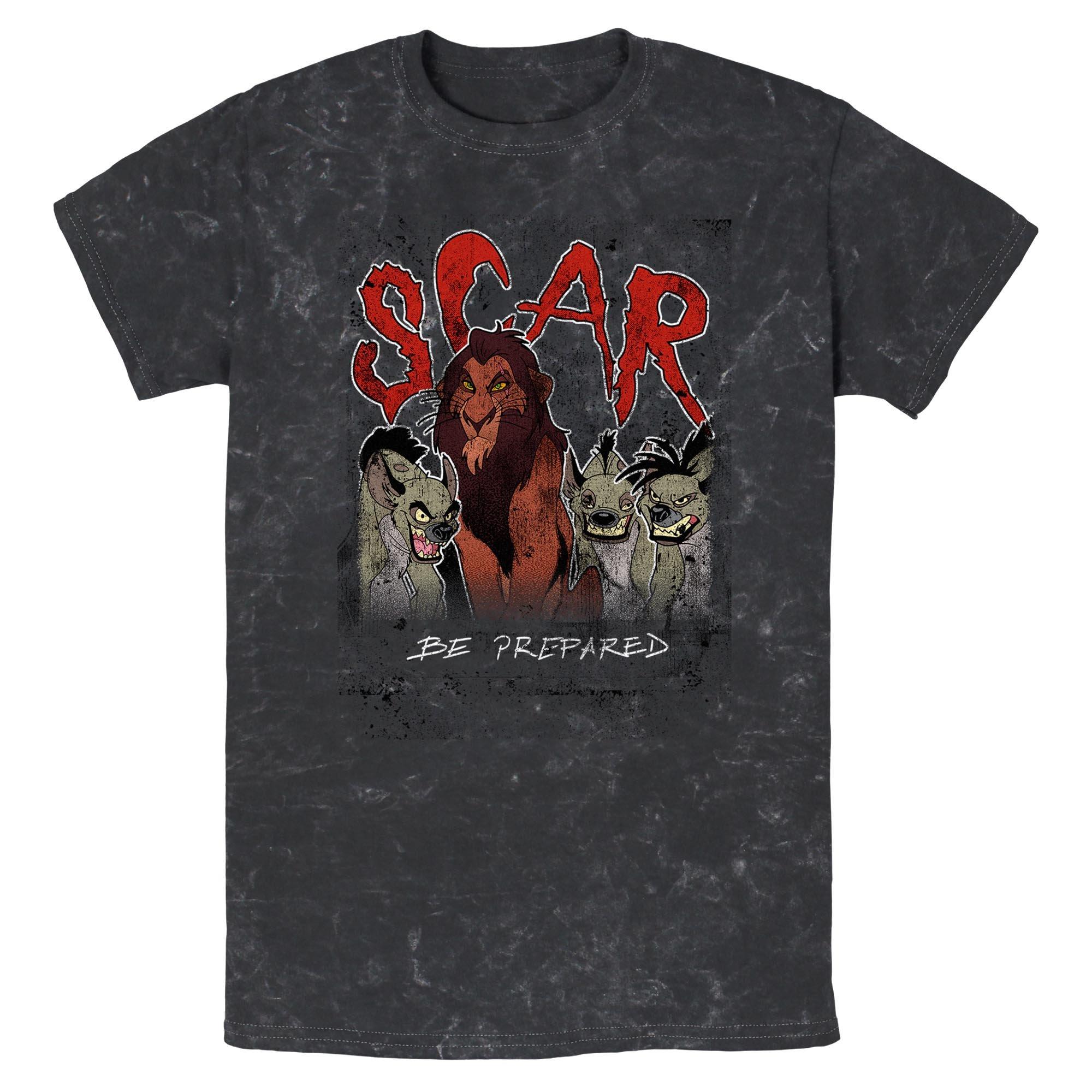 Disney The Lion King Scar Be Prepared Mineral Wash T-Shirt, , hi-res