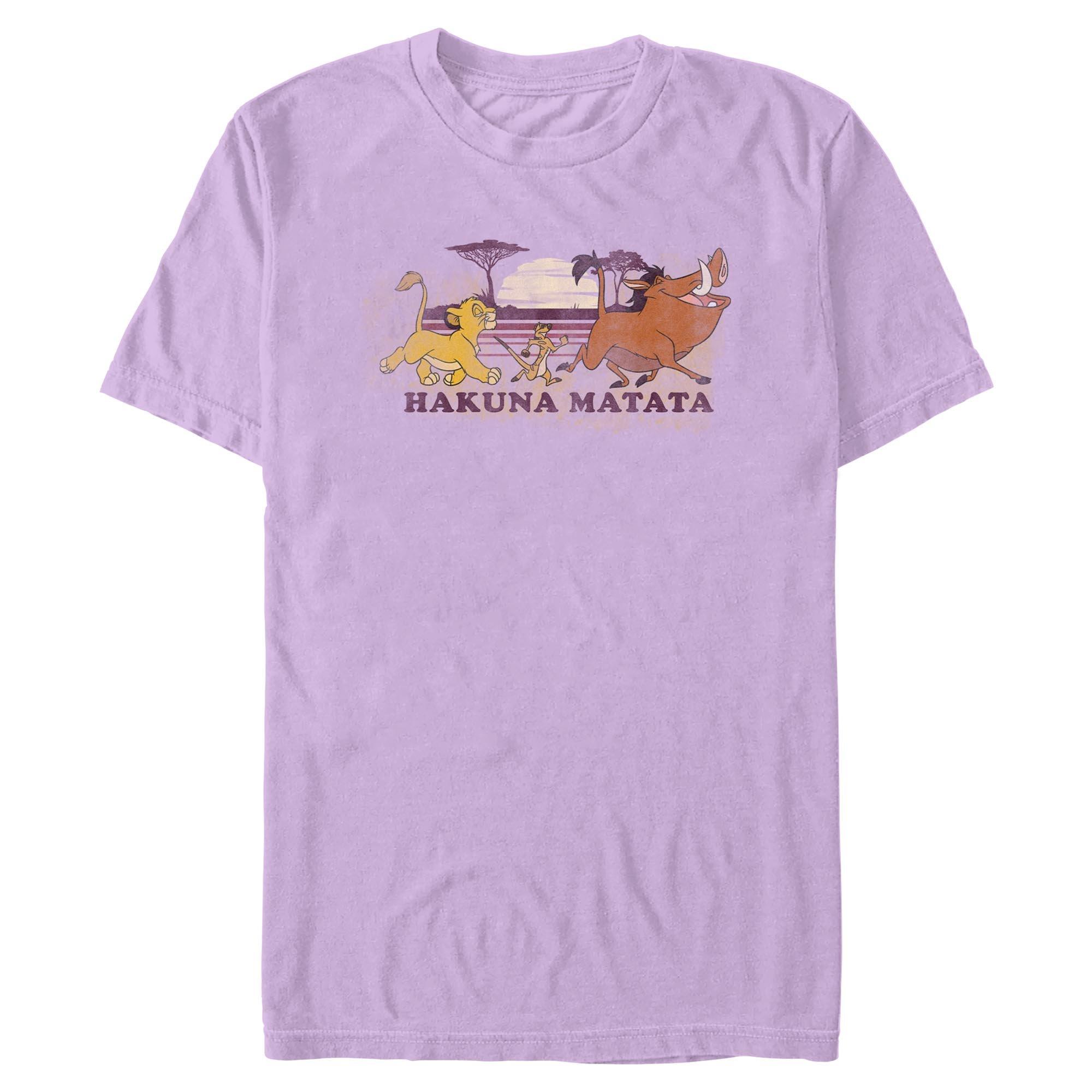 Disney The Lion King Hakuna Matata Walk Along Sunset Garment Dye T-Shirt, , hi-res