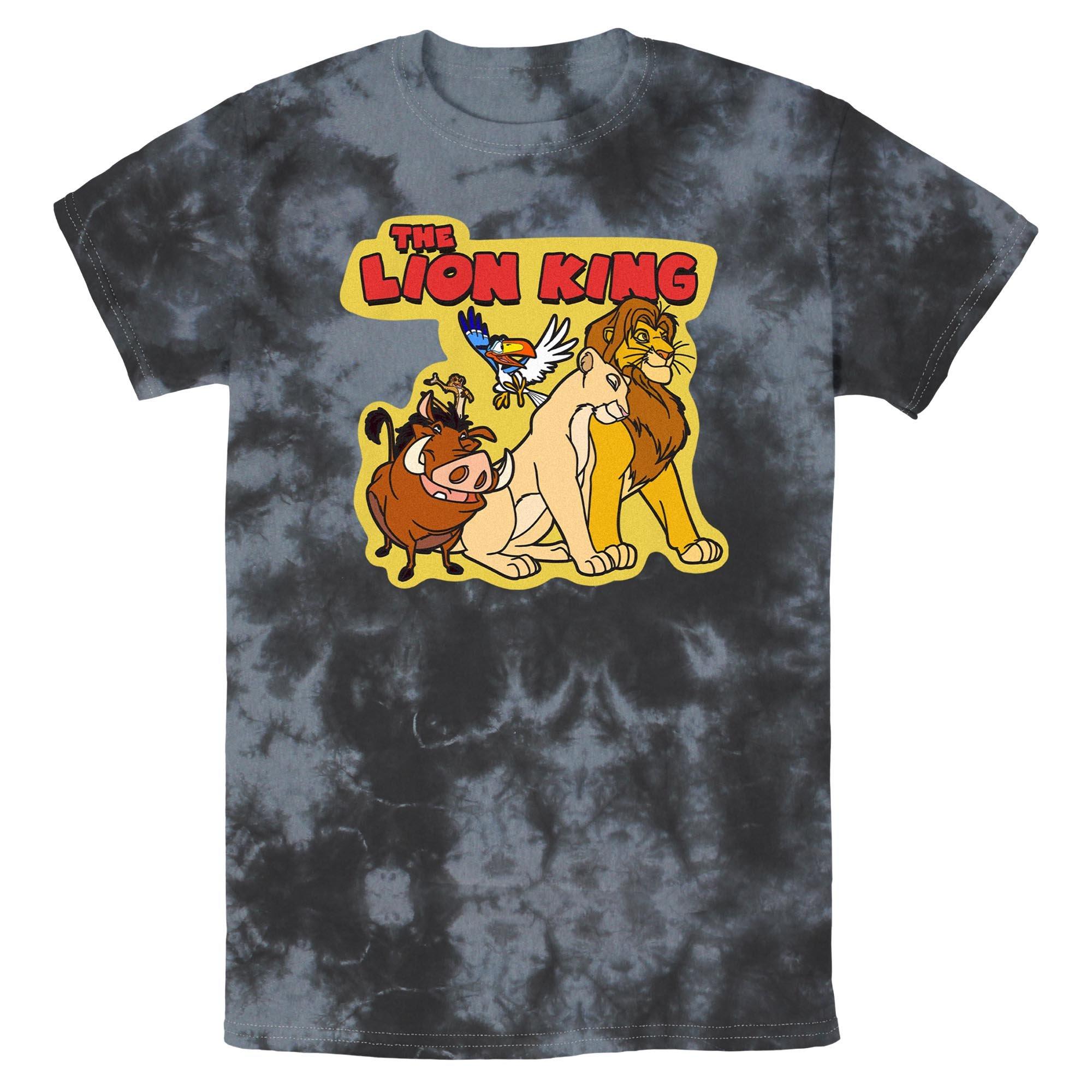 Disney The Lion King Group Cut Out Tie-Dye T-Shirt, , hi-res