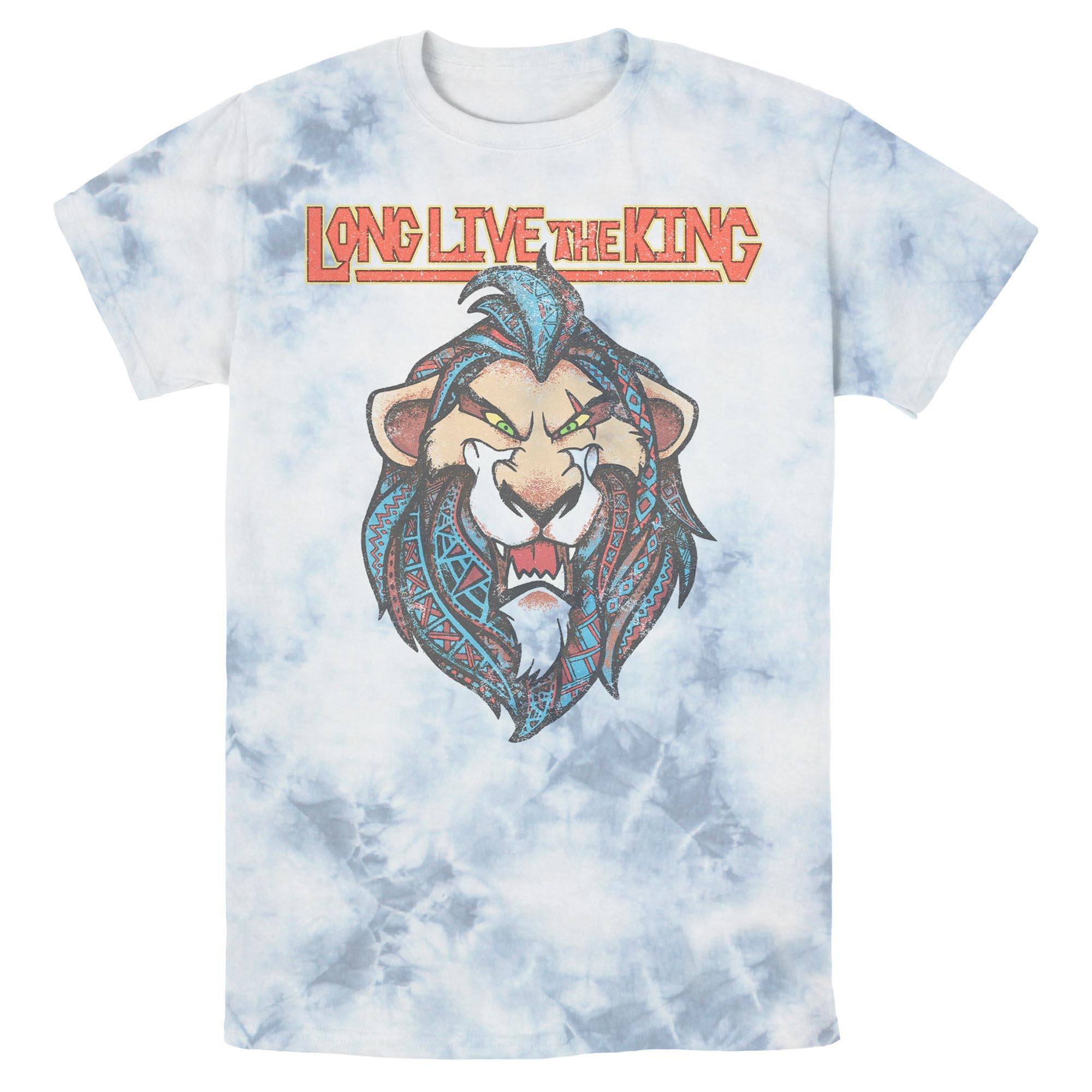 Disney The Lion King Long Live The King Scar Tie-Dye T-Shirt, , hi-res