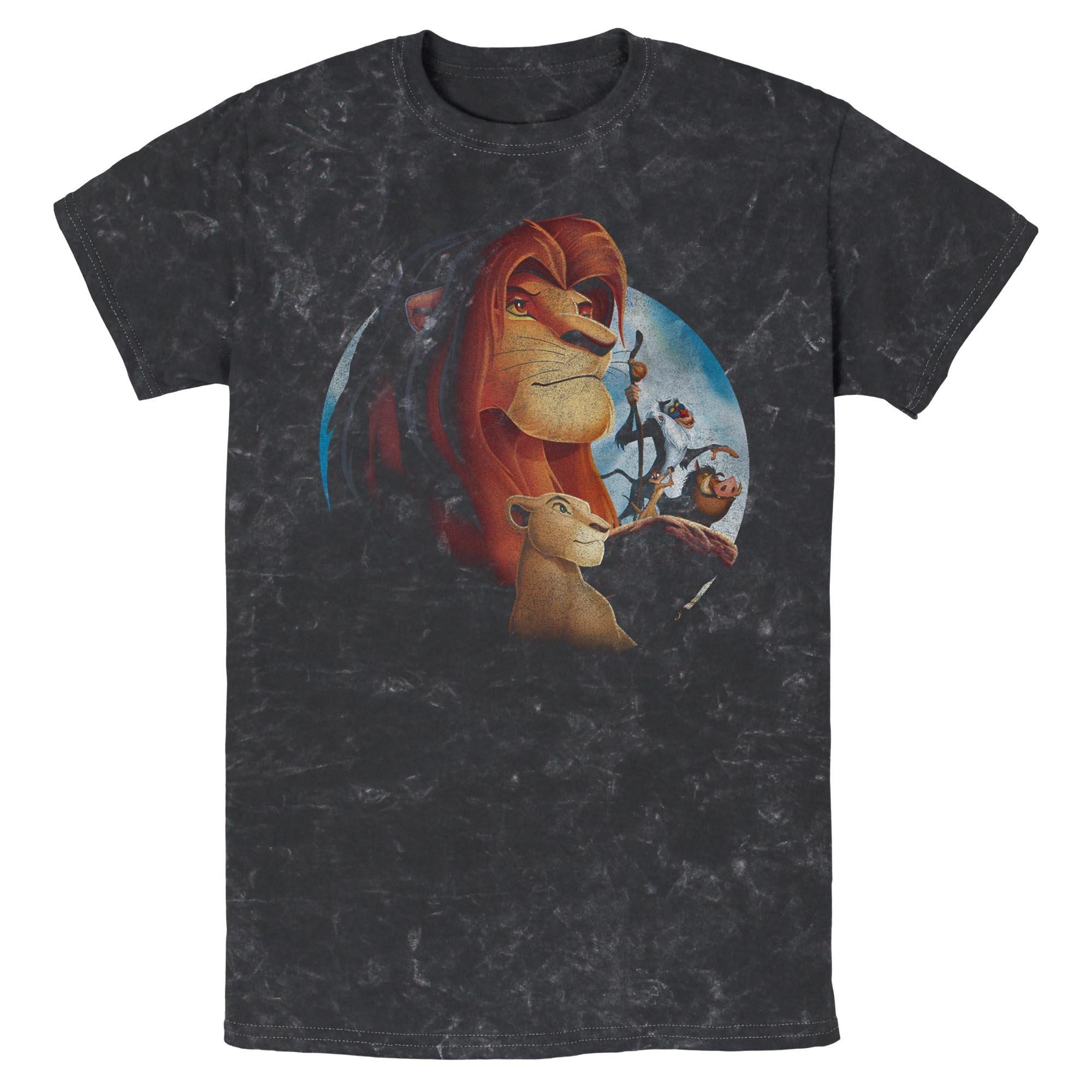 Disney The Lion King Movie Icon Group Mineral Wash T-Shirt, , hi-res