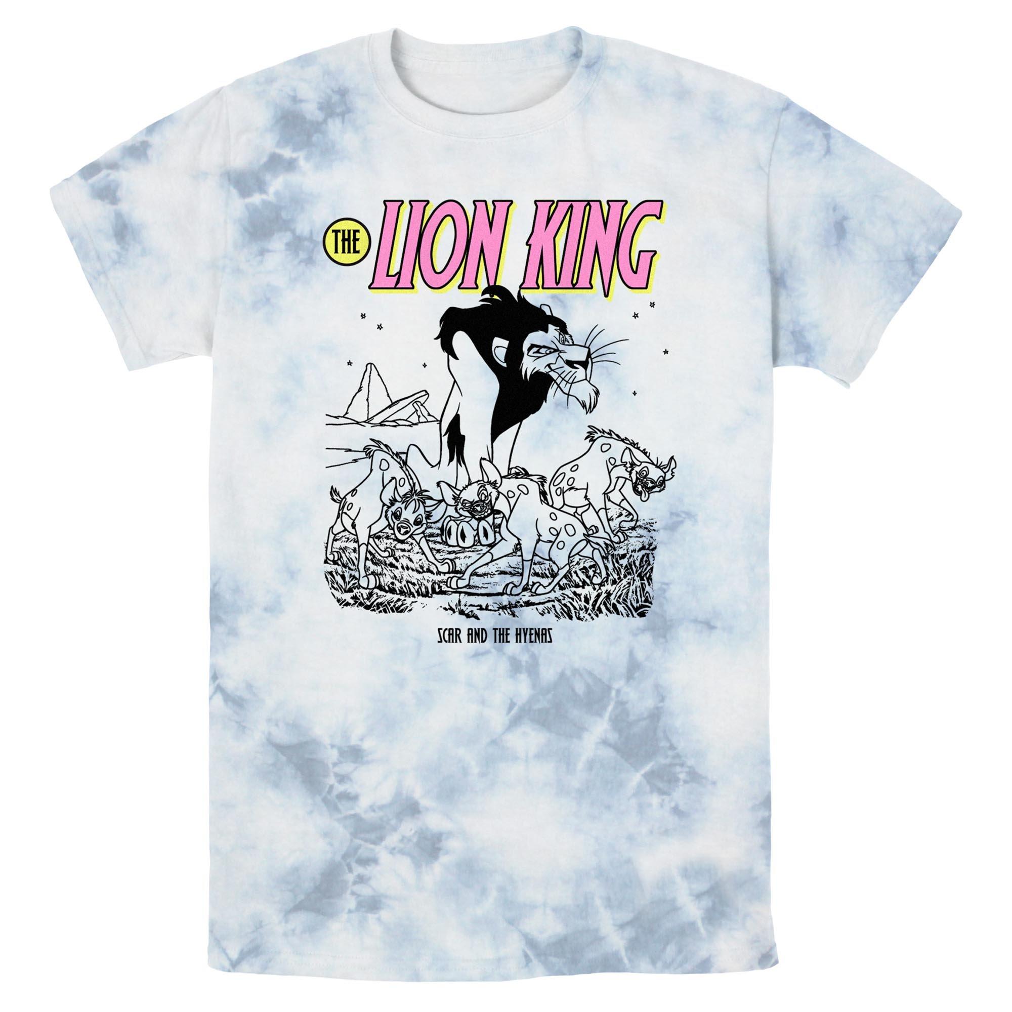Disney The Lion King Scar And The Hyenas Tie-Dye T-Shirt, WHITEBLUE, hi-res