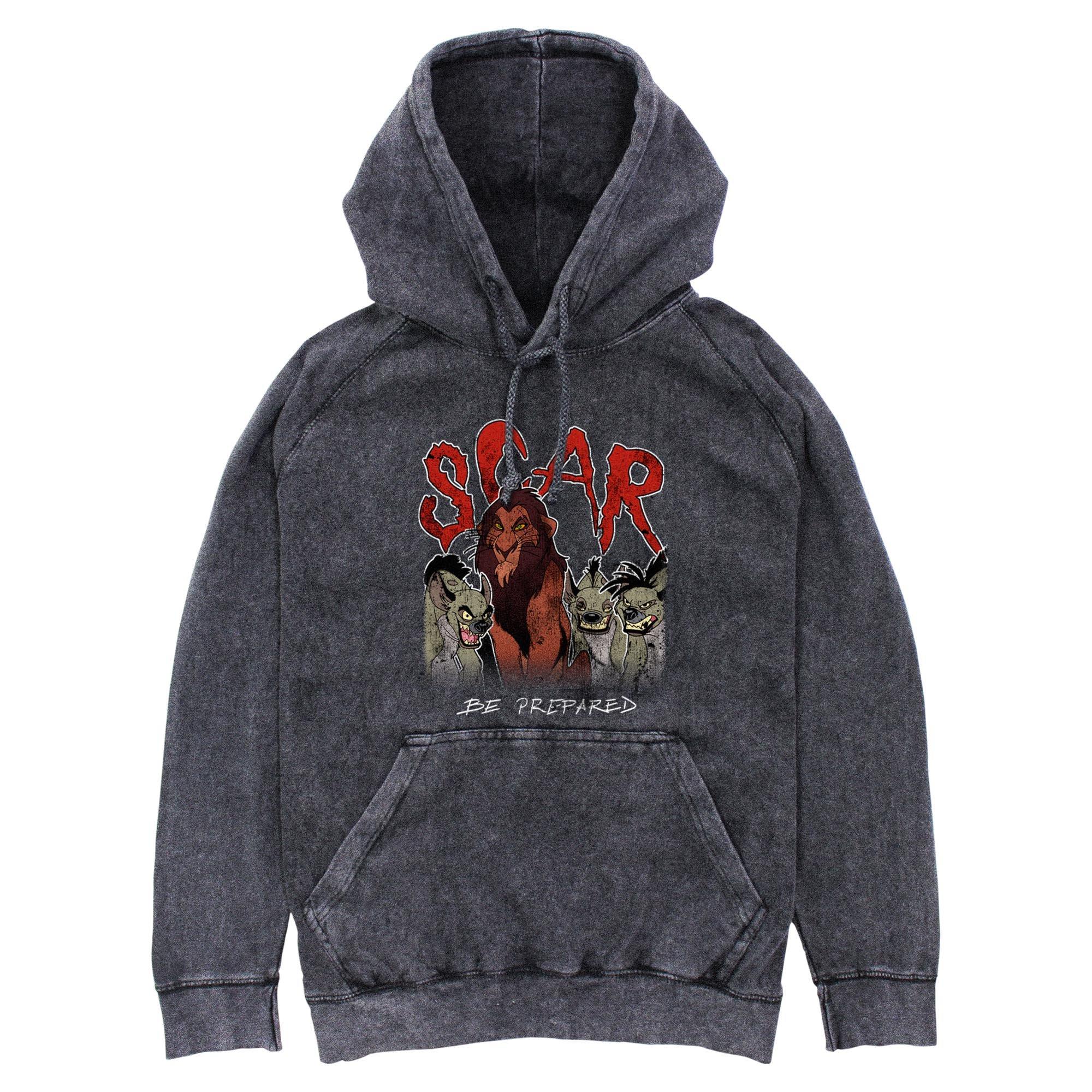 Disney The Lion King Scar Be Prepared Mineral Wash Hoodie, , hi-res