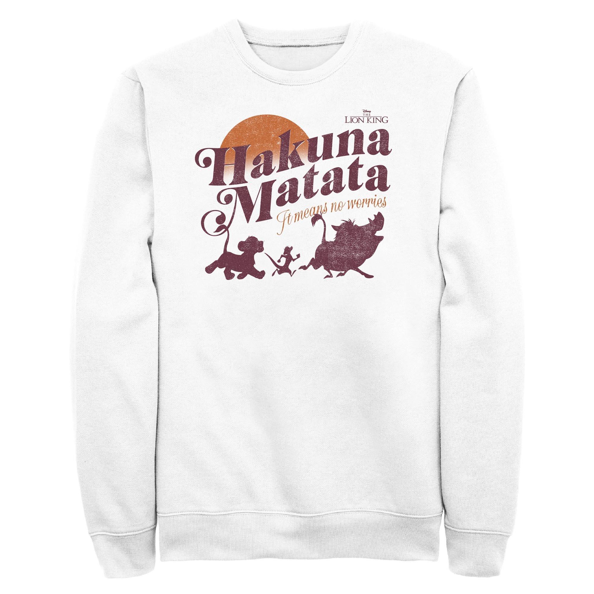 Disney The Lion King Hakuna Matata No Worries Sweatshirt, , hi-res