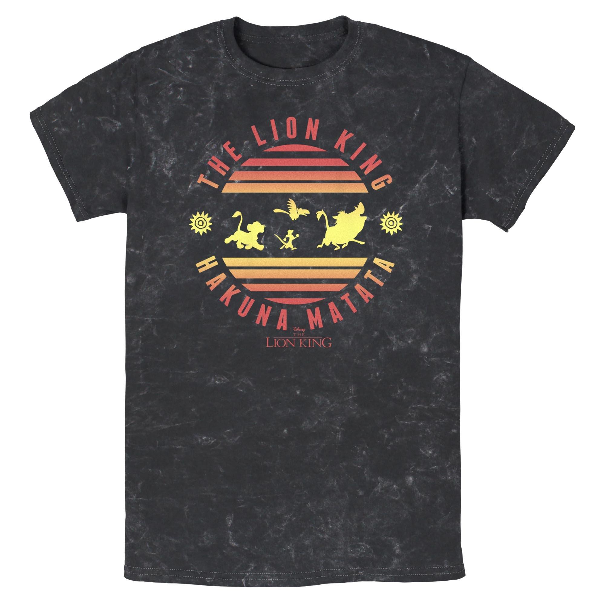 Disney The Lion King Hakuna Matata Sunset Mineral Wash T-Shirt, , hi-res