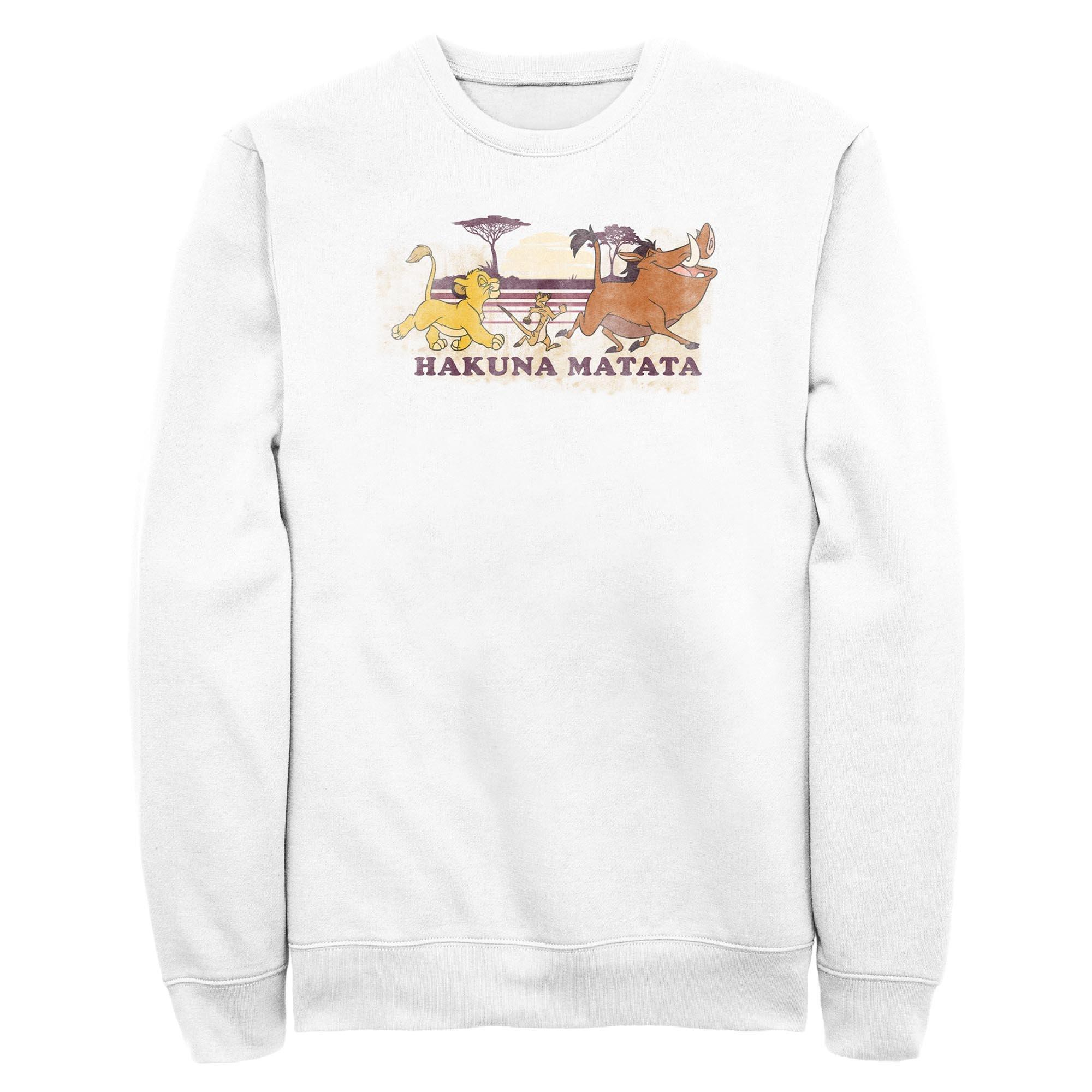 Disney The Lion King Hakuna Matata Walk Along Sunset Sweatshirt, , hi-res