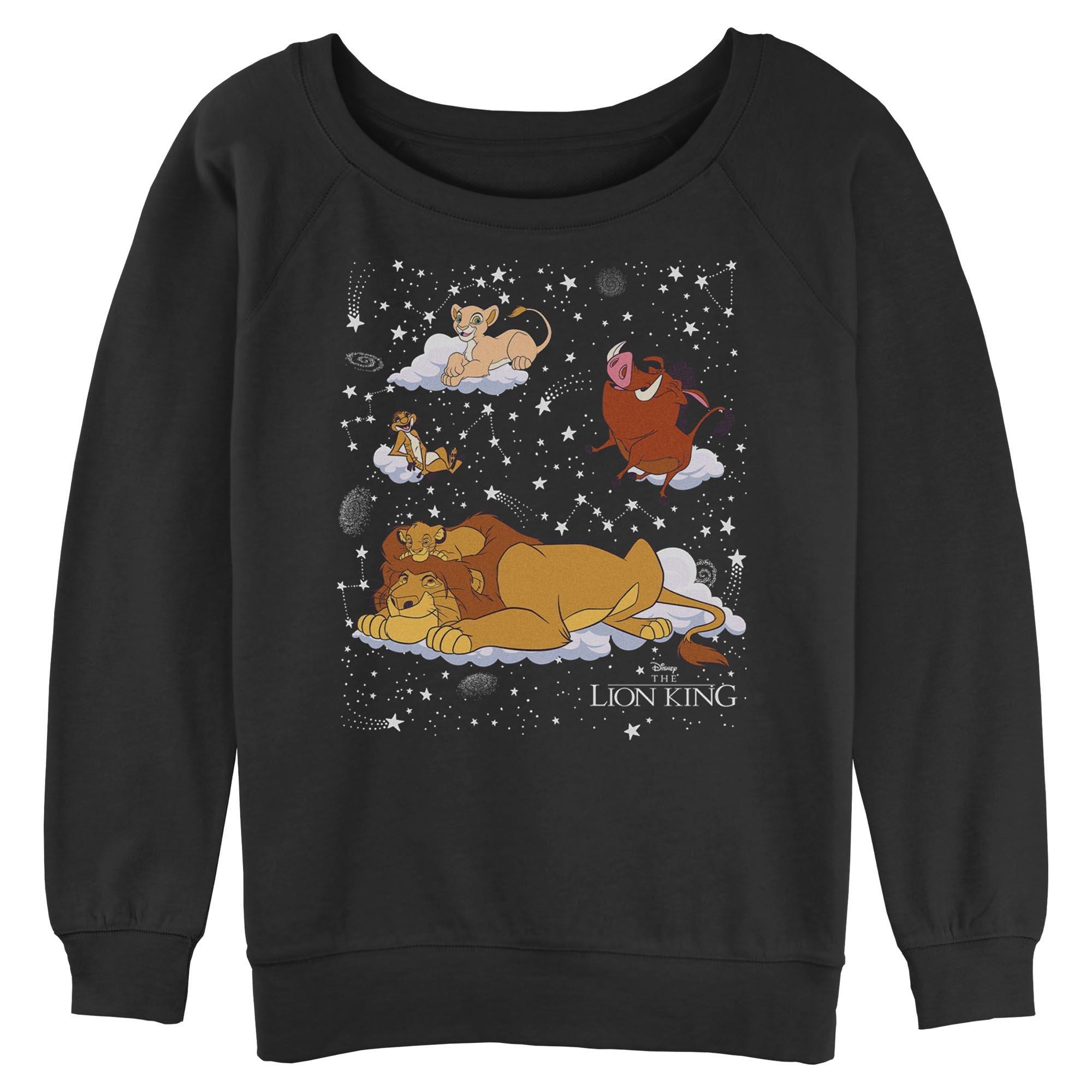 Disney The Lion King On Constellations Womens Slouchy Sweatshirt, , hi-res