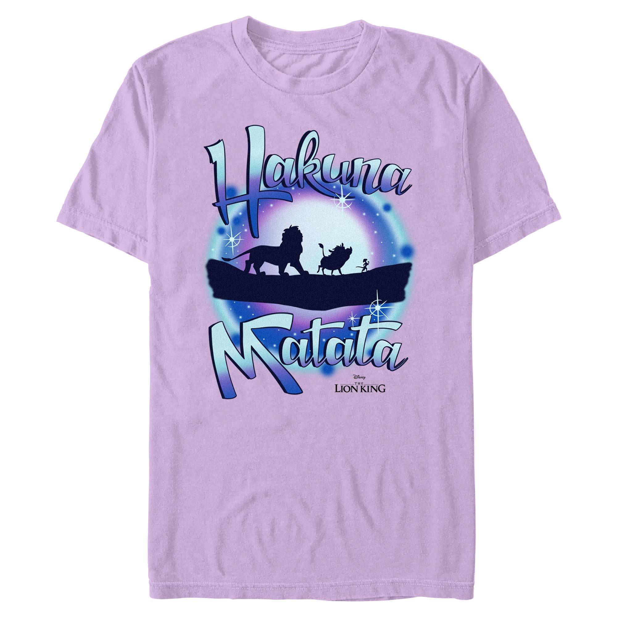 Disney The Lion King Hakuna Matata Galaxy Vibes Garment Dye T-Shirt, ORCHID, hi-res