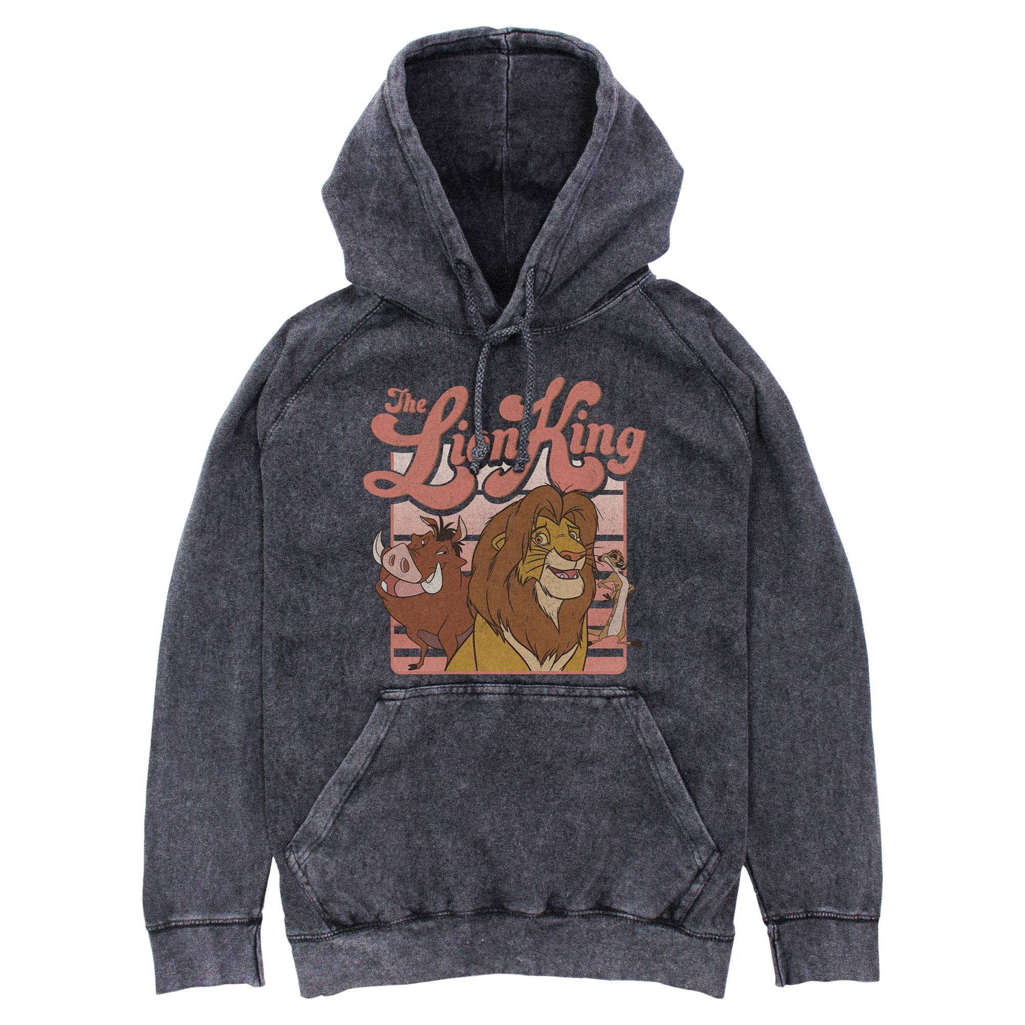 Disney The Lion King Squad Retro Mineral Wash Hoodie, , hi-res