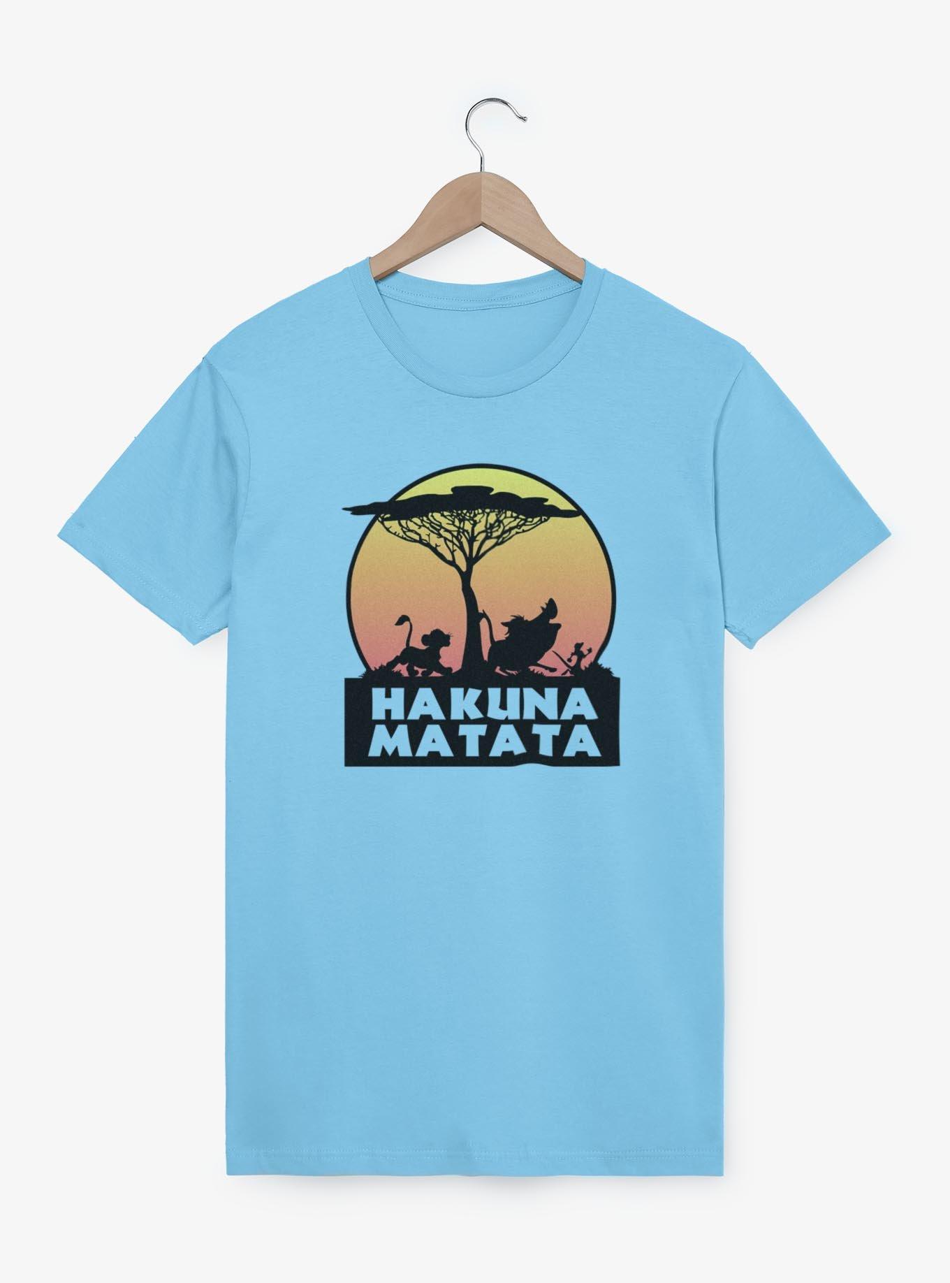 Disney The Lion King Hakuna Matata Tree T-Shirt, LT BLUE, hi-res