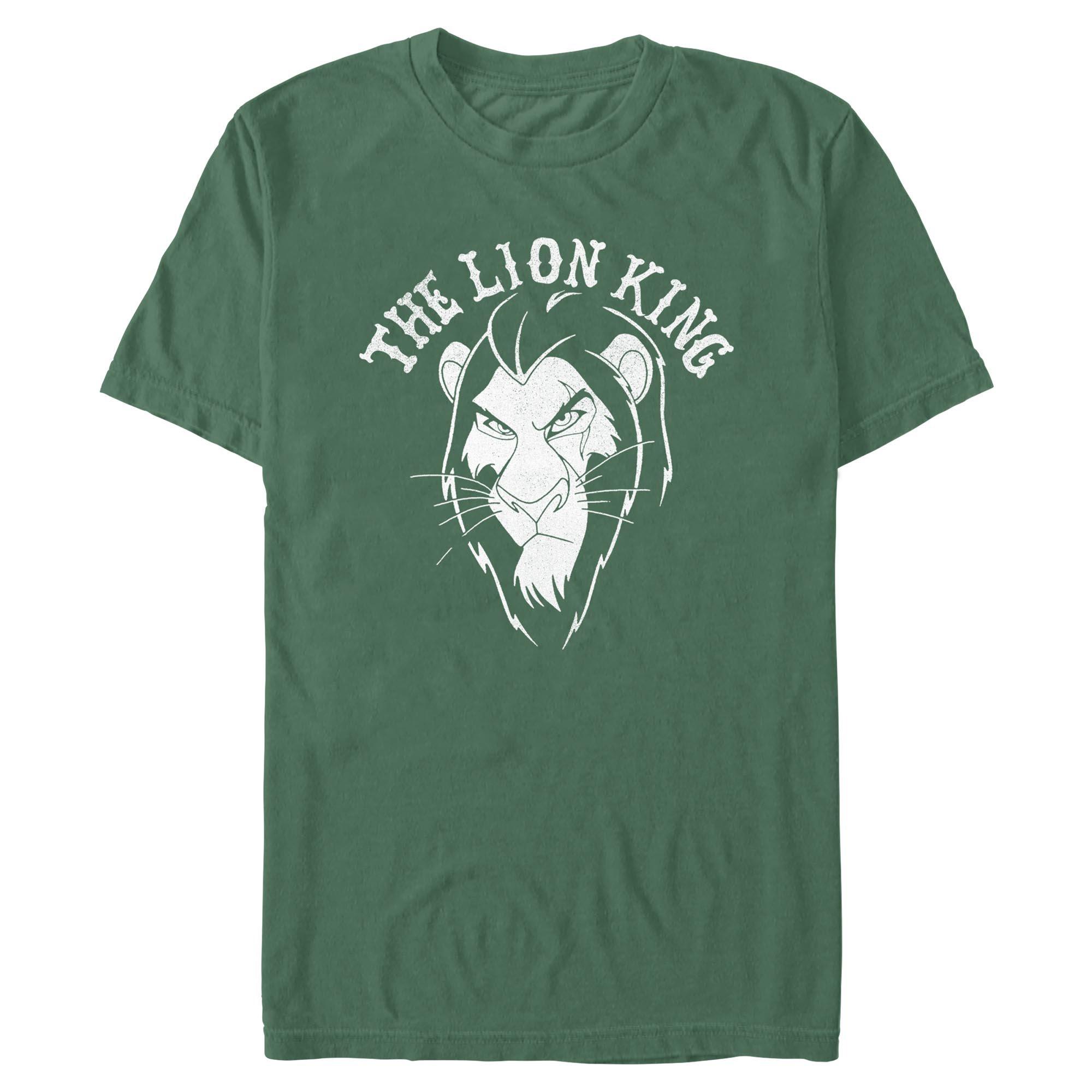 Disney The Lion King Scar Stare Garment Dye T-Shirt, LTGREEN, hi-res