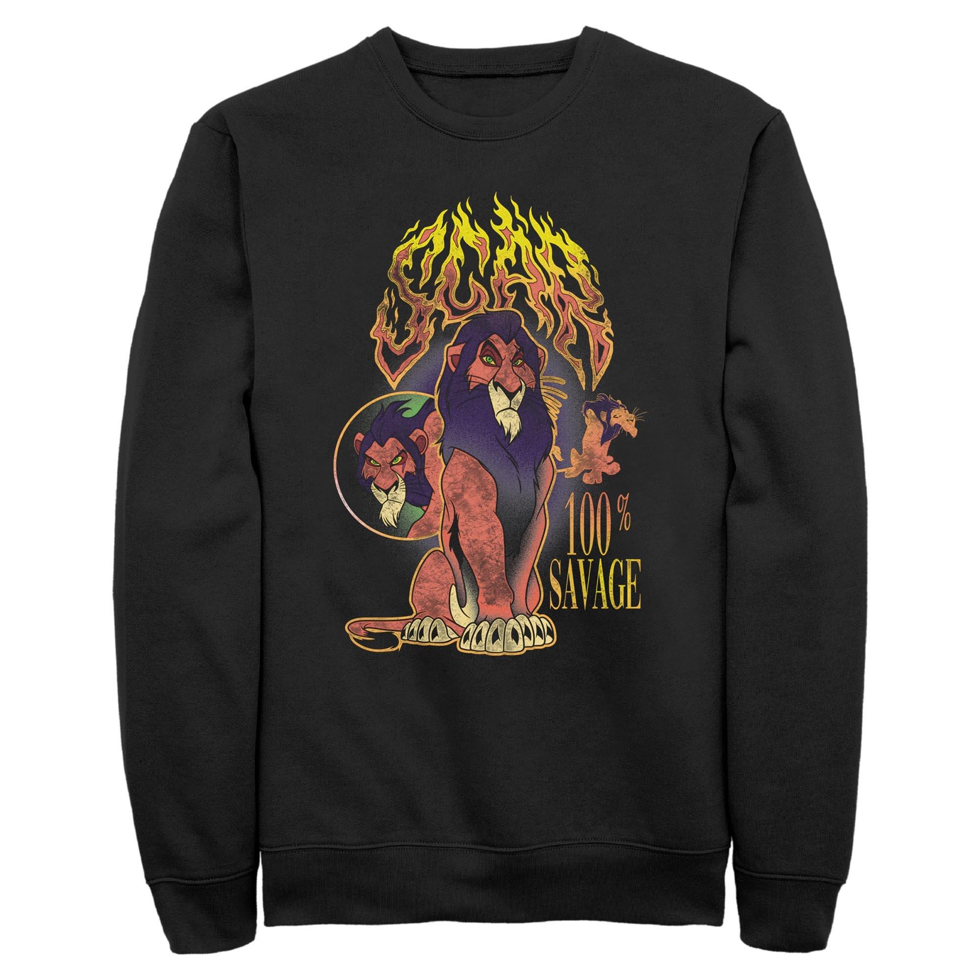 Disney The Lion King Scar 100 Percent Savage Sweatshirt, , hi-res