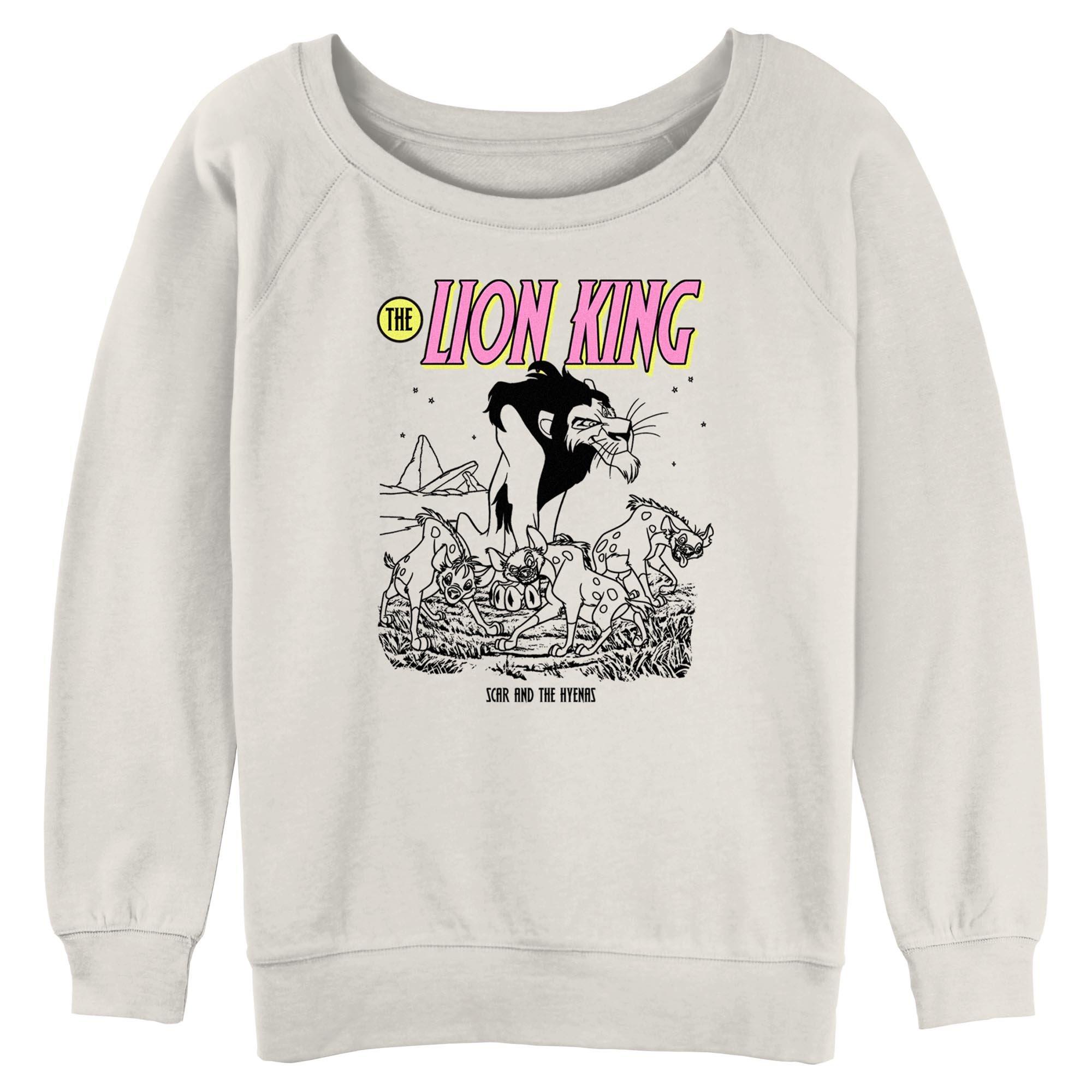 Disney The Lion King Scar And The Hyenas Womens Slouchy Sweatshirt, , hi-res