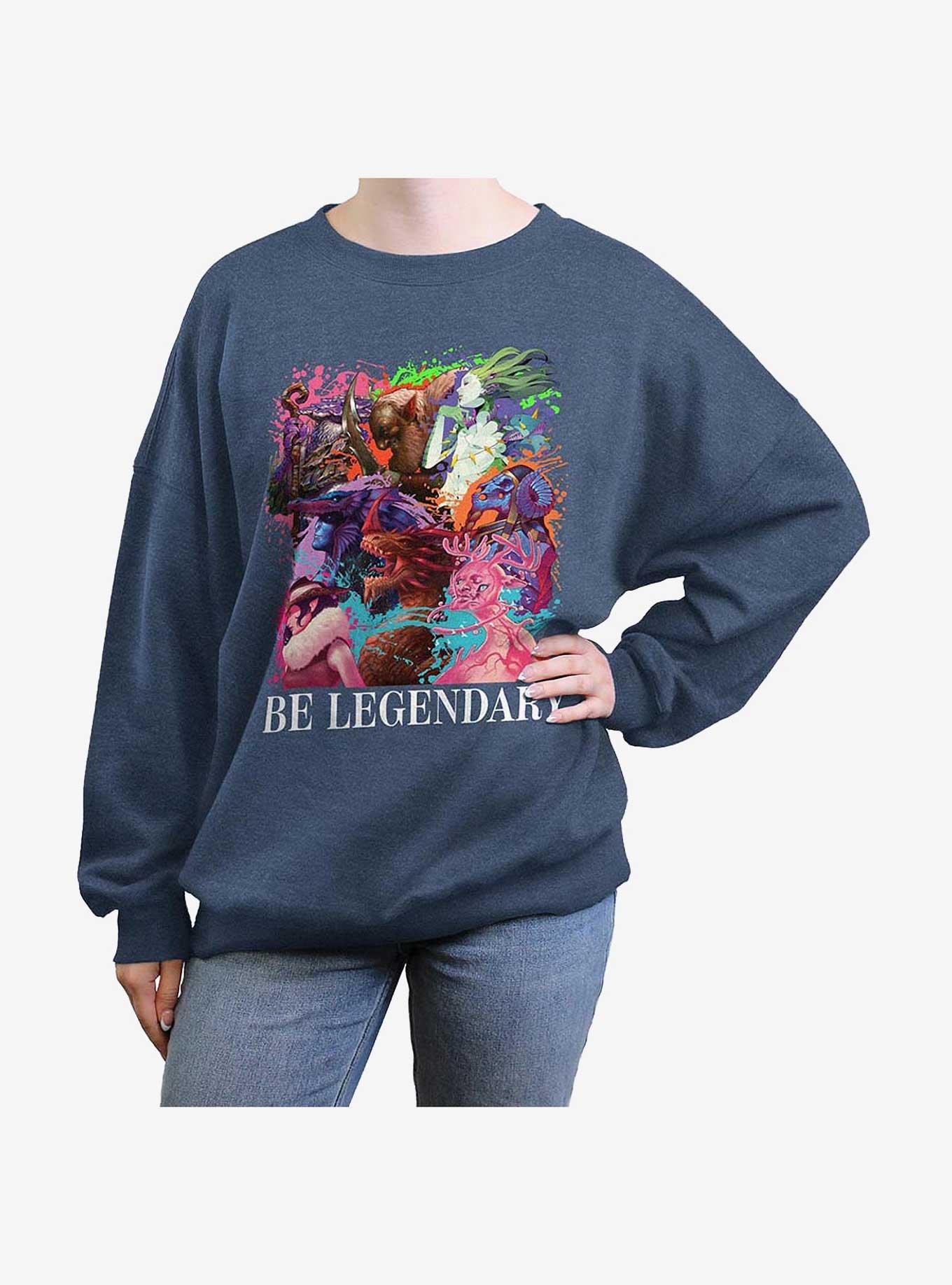 Magic: The Gathering Legends Be Legendary Womens Oversized Sweatshirt, , hi-res