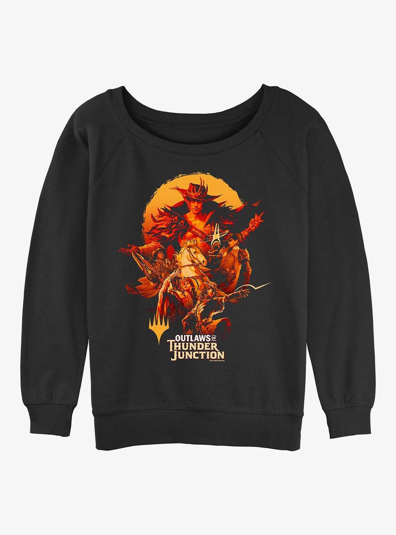 Magic: The Gathering Outlaws Of Thunder Junction Poster Womens Slouchy Sweatshirt, , hi-res