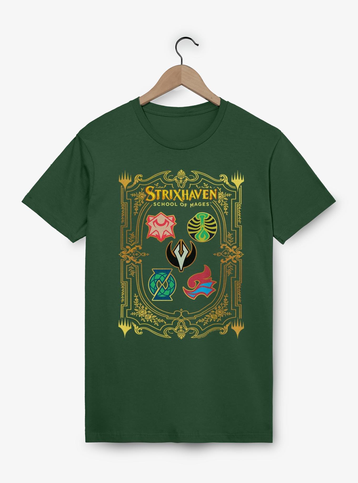 Magic: The Gathering Strixhaven Icons T-Shirt - GREEN | BoxLunch