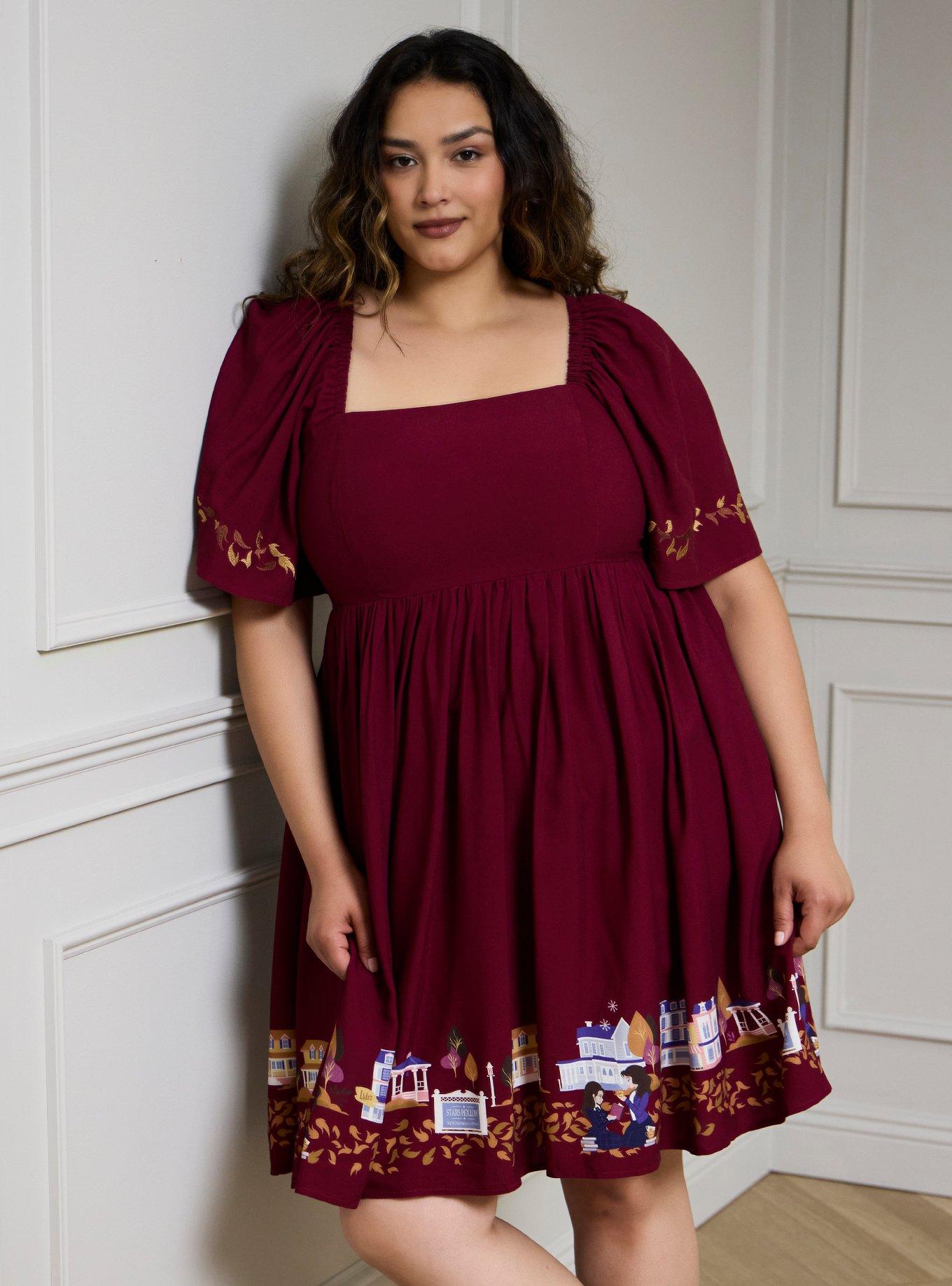 Gilmore Girls Stars Hollow Plus Size Smock Dress - BoxLunch Exclusive