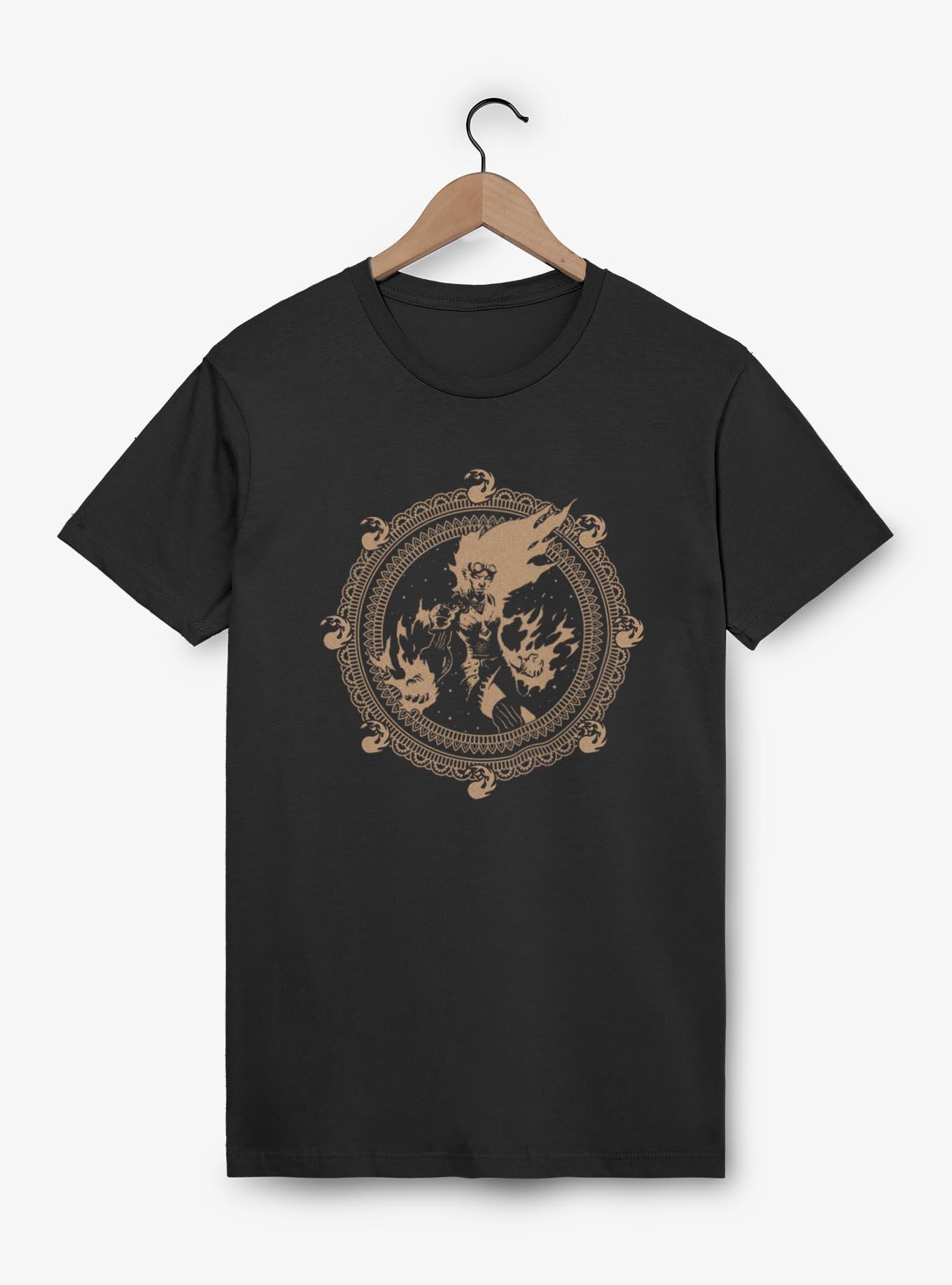 Magic: The Gathering Chandra Mandala Art T-Shirt, BLACK, hi-res