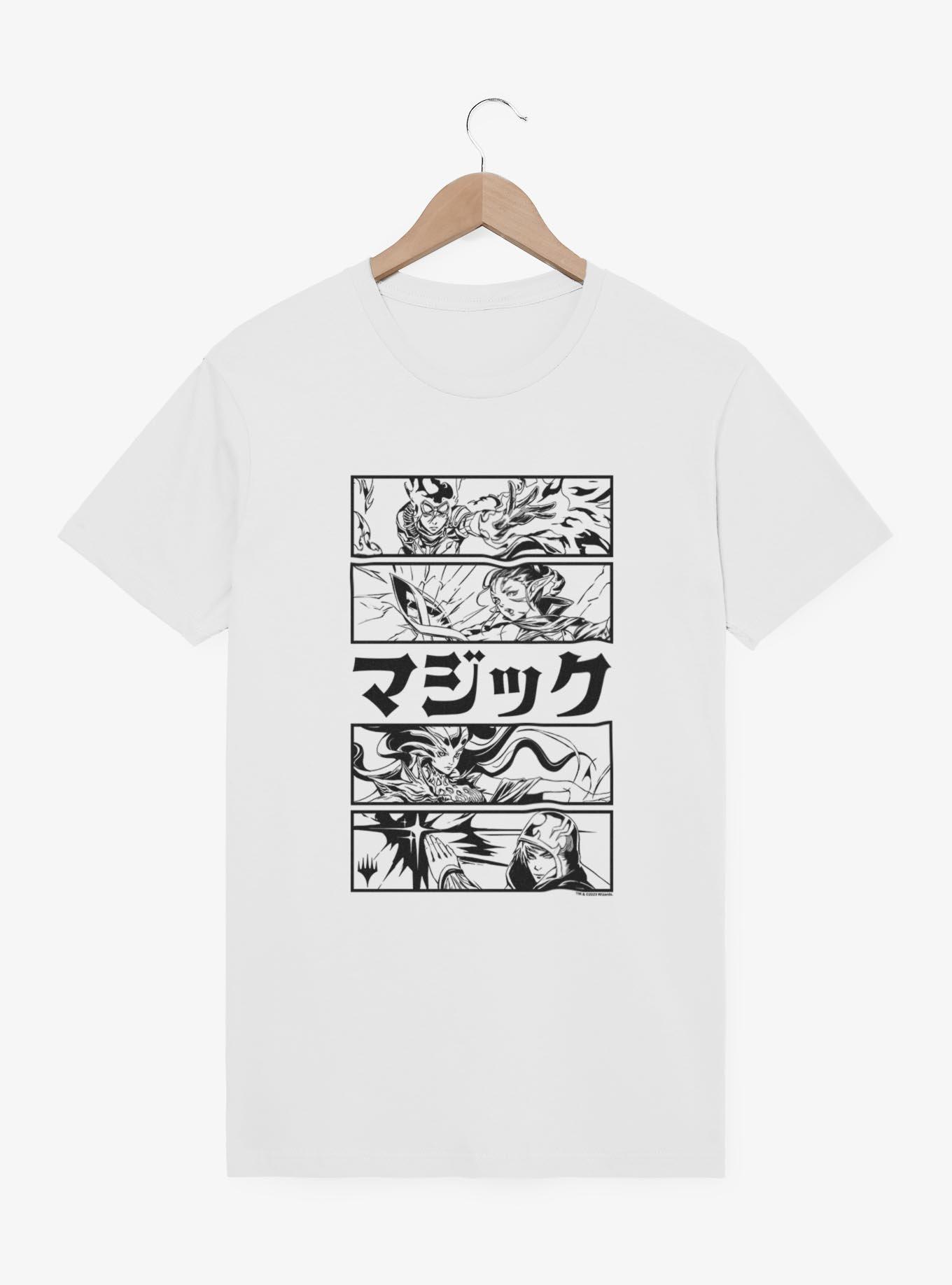Magic: The Gathering Katakana Planeswalker Panels T-Shirt, WHITE, hi-res