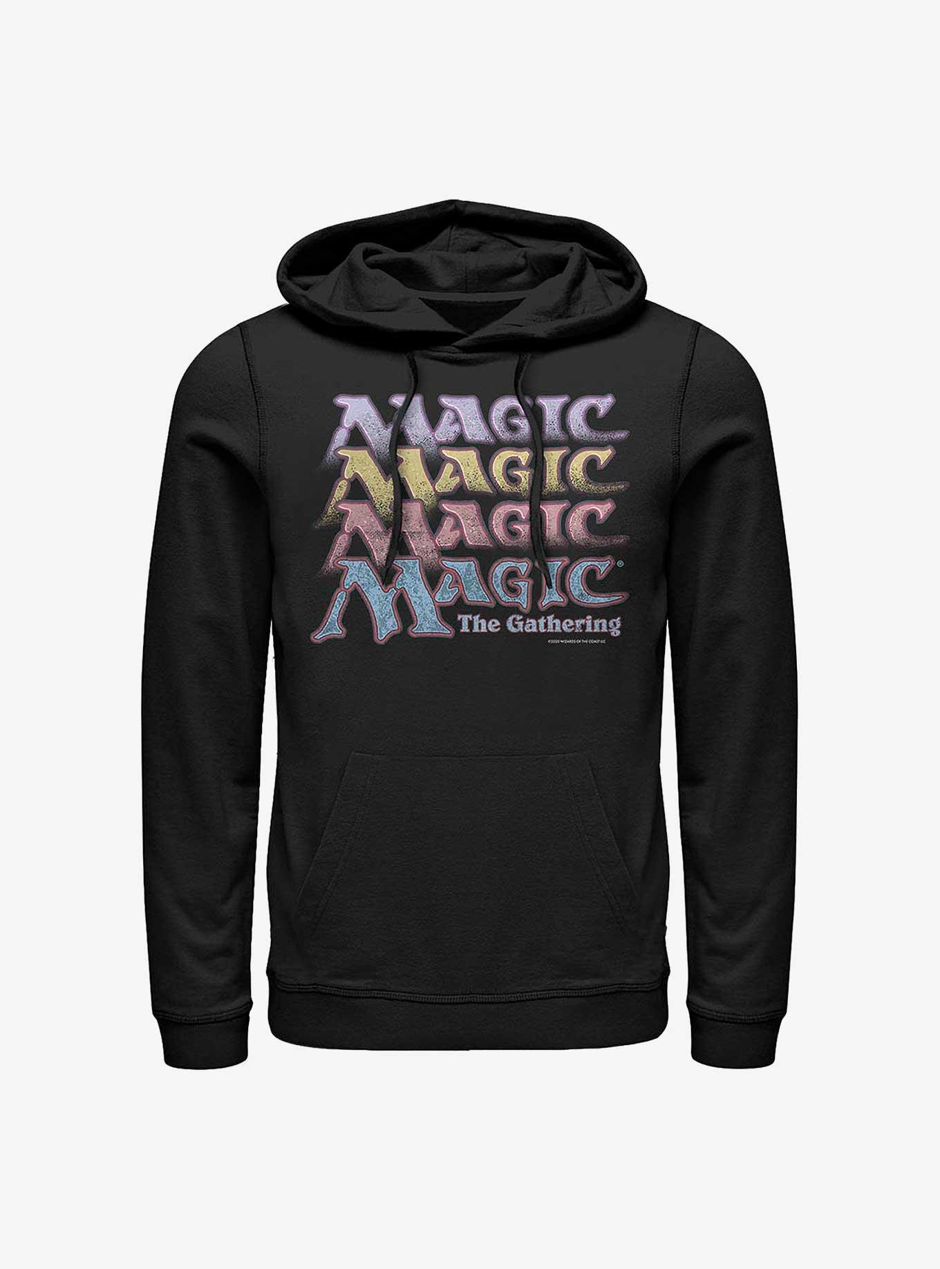 Magic: The Gathering Retro Stack Hoodie, BLACK, hi-res