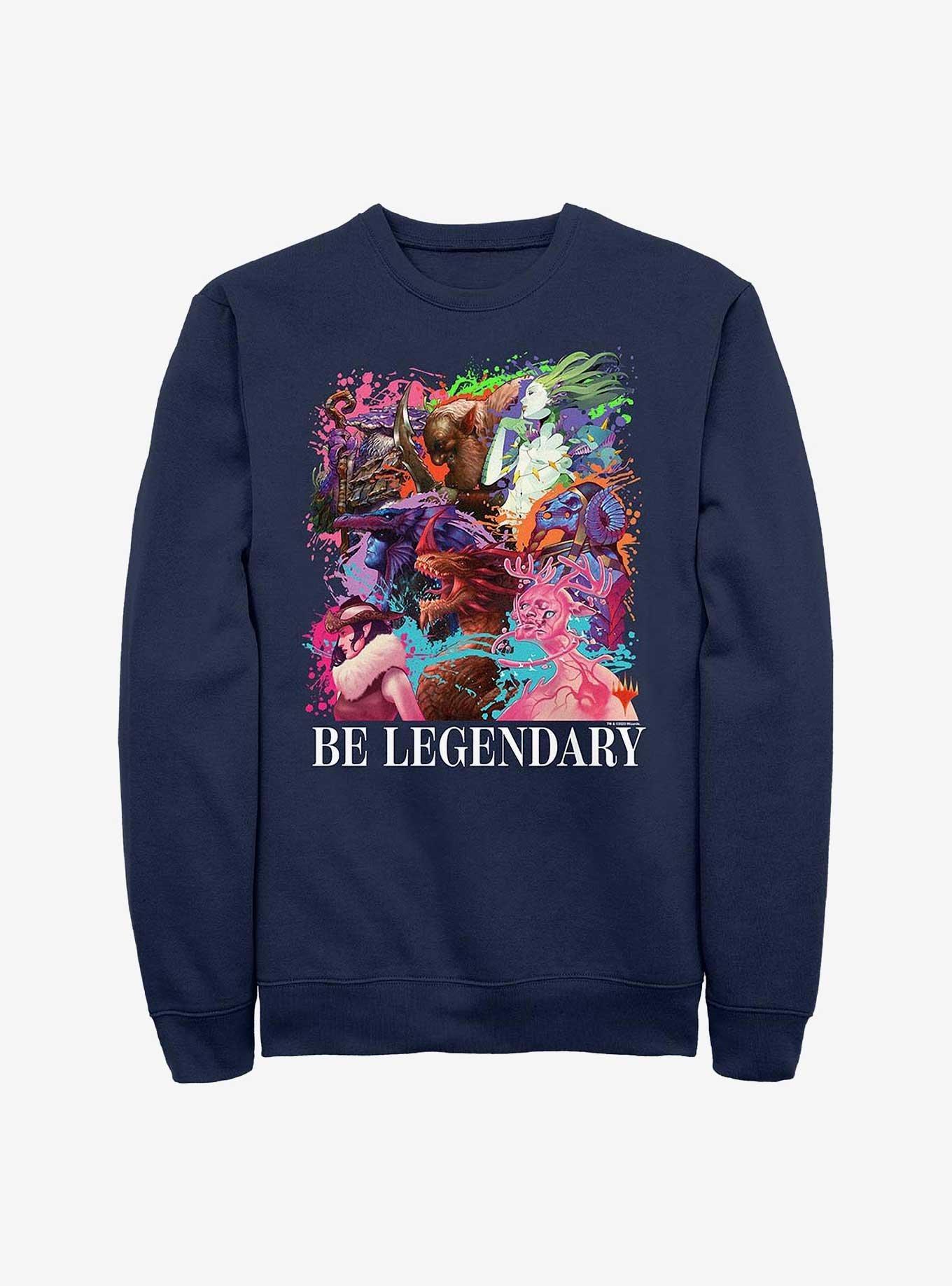 Magic: The Gathering Legends Be Legendary Sweatshirt, NAVY, hi-res