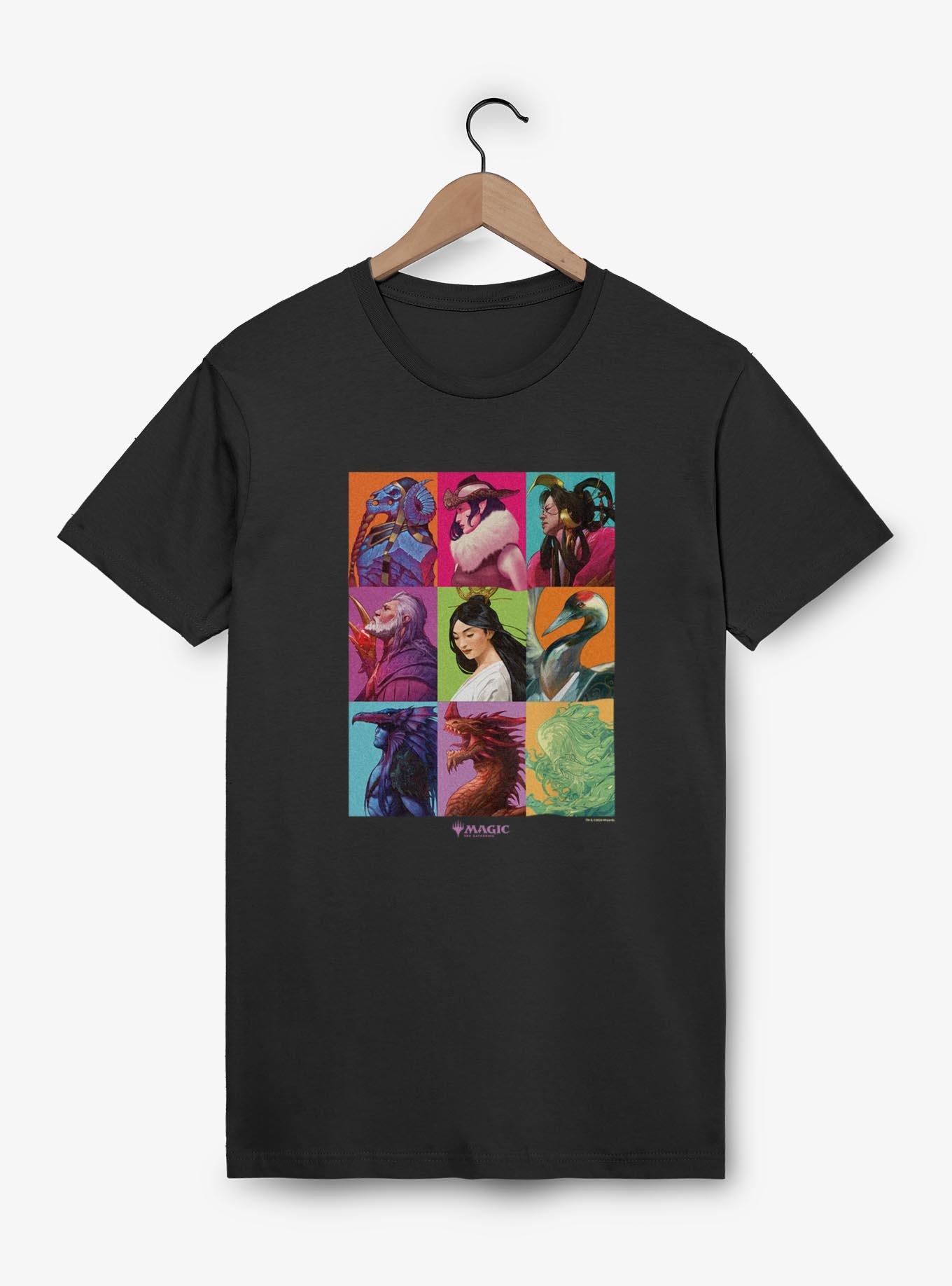 Magic: The Gathering Commander Masters Panels T-Shirt, BLACK, hi-res