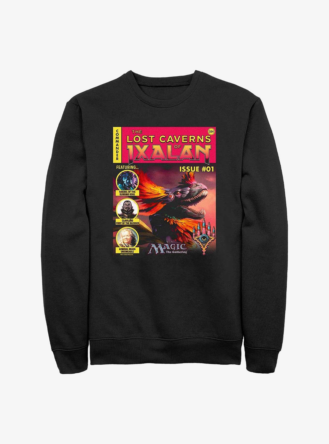 Magic: The Gathering Lost Caverns Of Ixalan Comic Sweatshirt, BLACK, hi-res