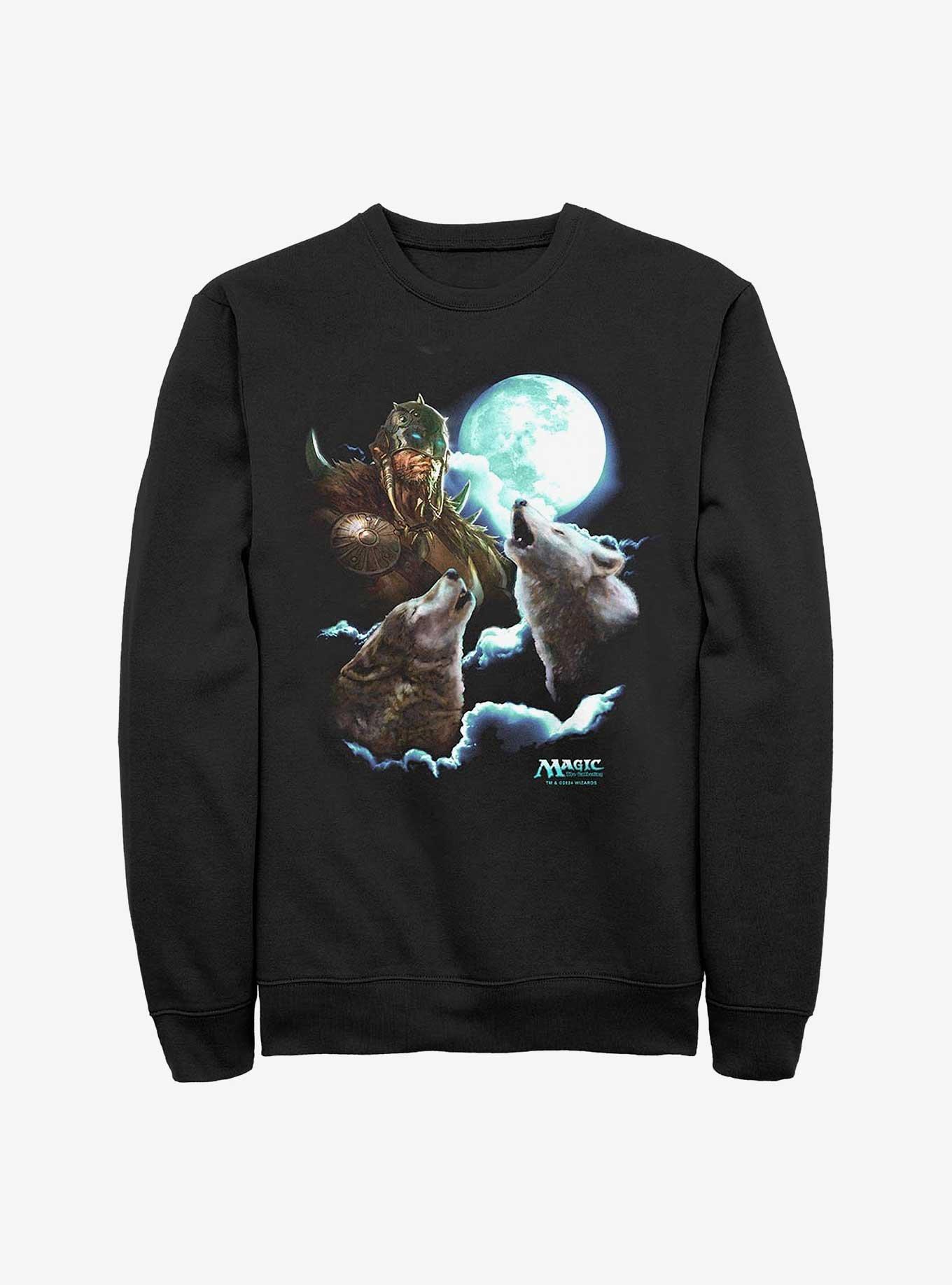 Magic: The Gathering Garruk Full Moon Sweatshirt, BLACK, hi-res