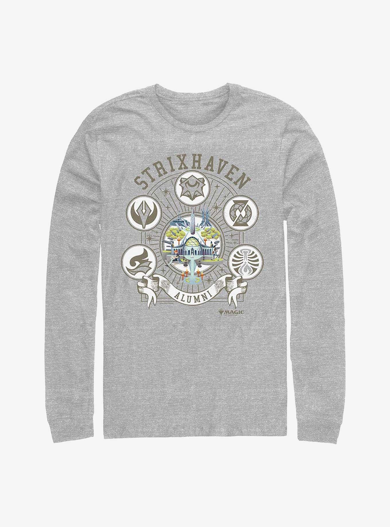 Magic: The Gathering Strixhaven Alumni Long-Sleeve T-Shirt, ATH HTR, hi-res