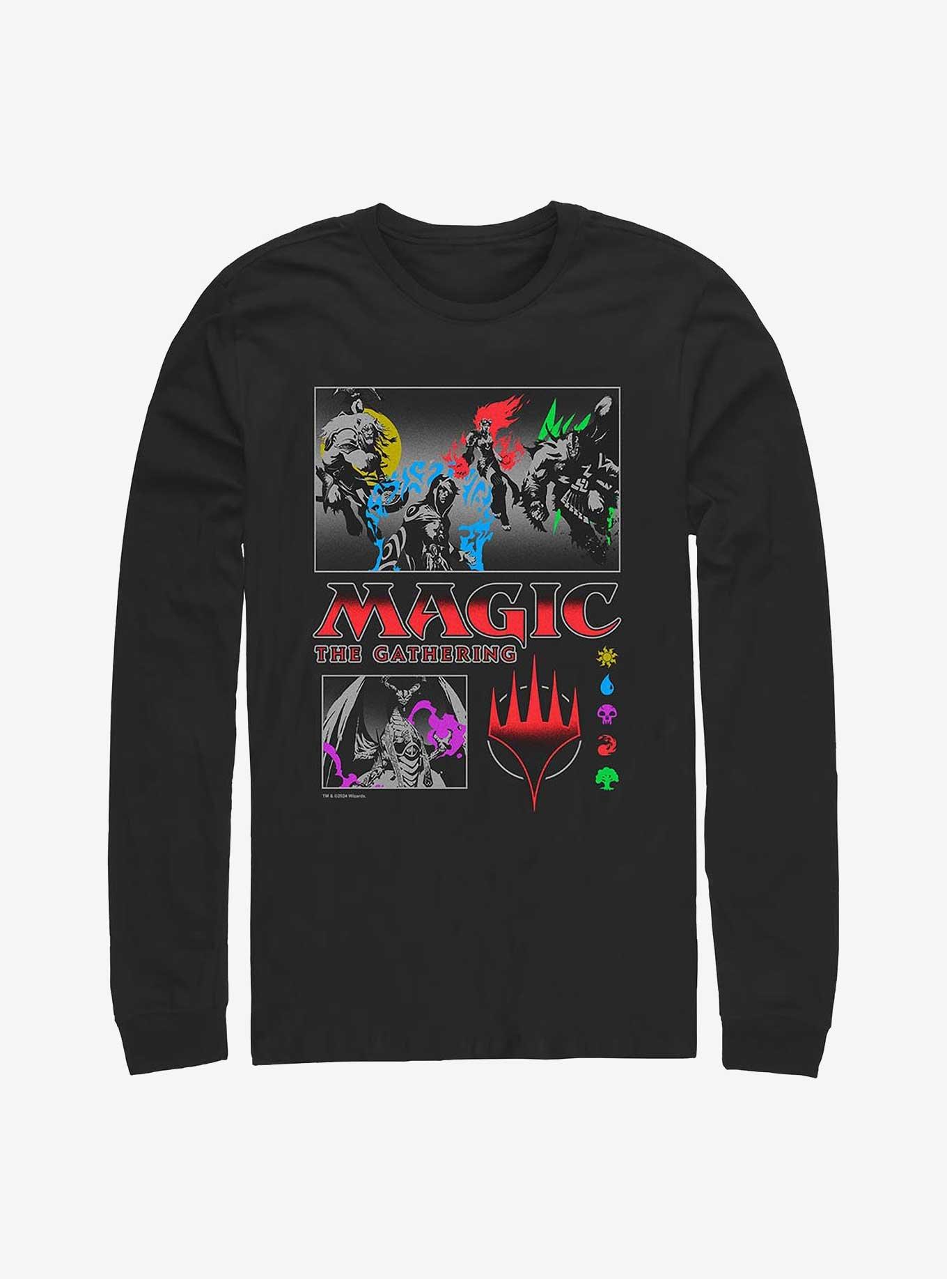 Magic: The Gathering Planeswalkers Long-Sleeve T-Shirt, BLACK, hi-res