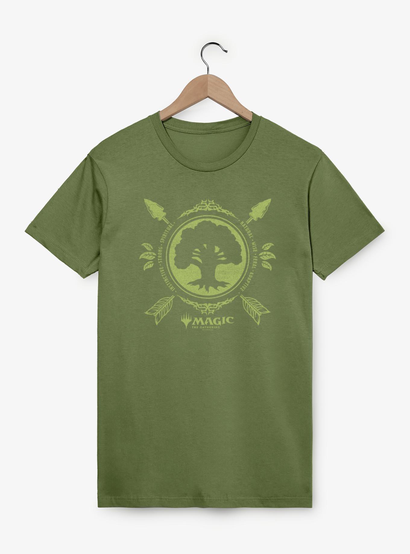 Magic: The Gathering Forest Mana T-Shirt, MIL GRN, hi-res