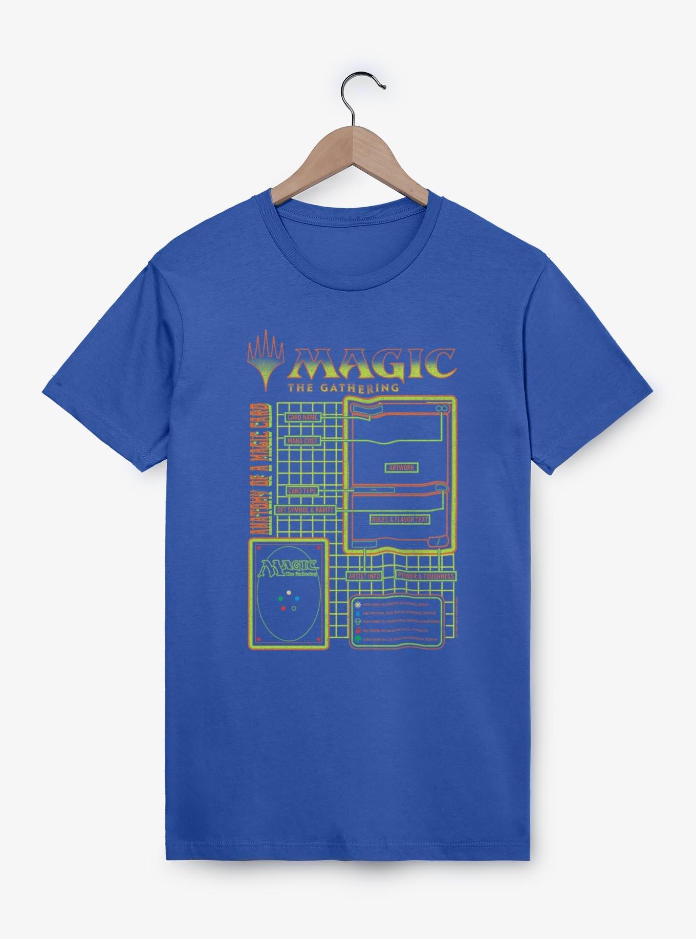Magic: The Gathering Card Anatomy T-Shirt, ROYAL, hi-res
