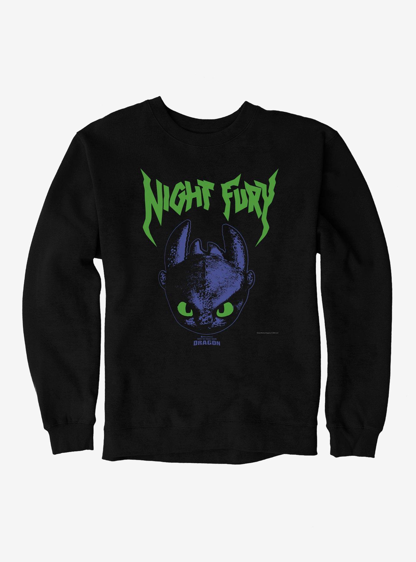 HTTYD Night Fury Sweatshirt, BLACK, hi-res