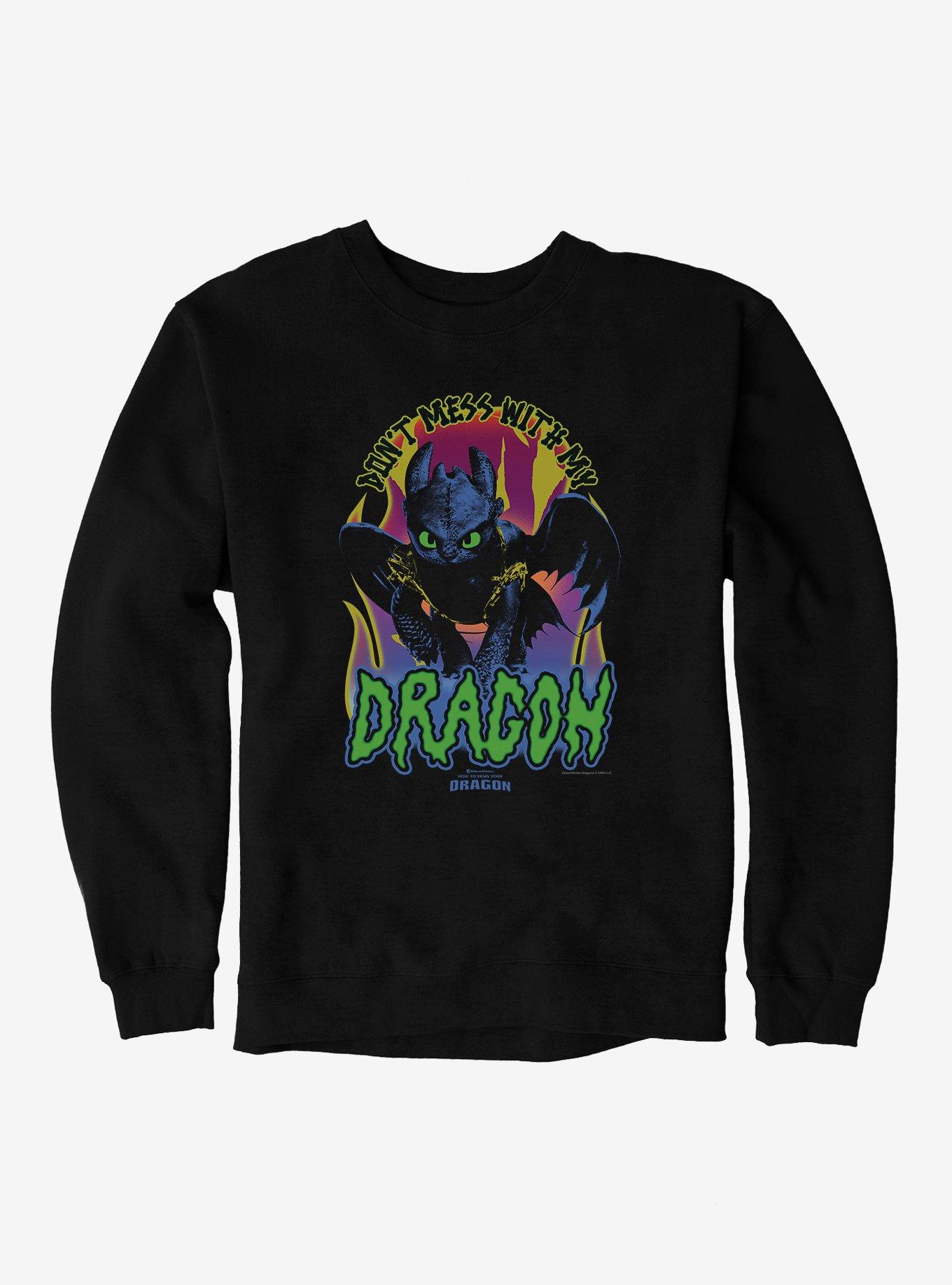 HTTYD Don't Mess With My Dragon Sweatshirt, , hi-res