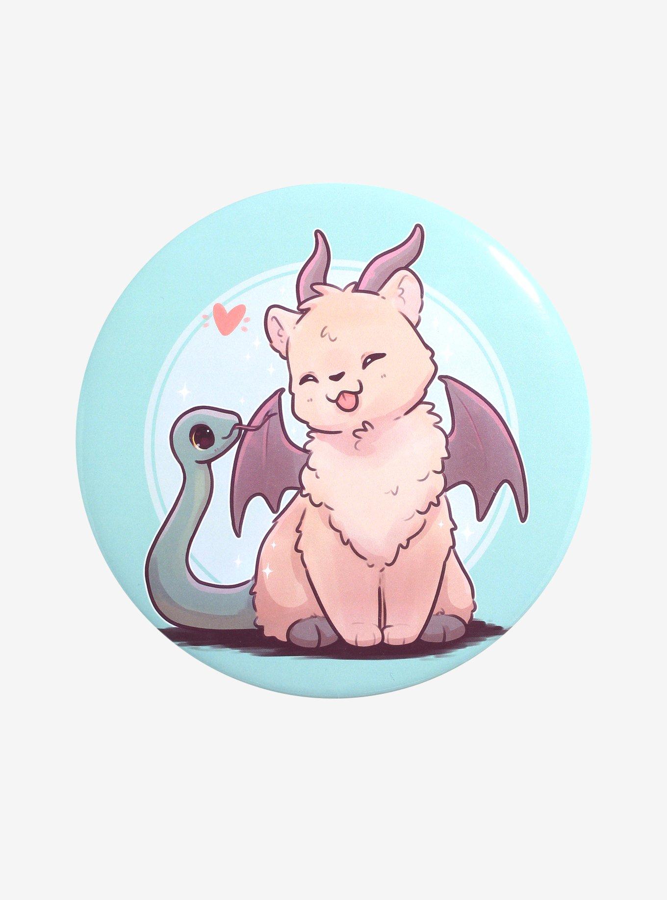 Chimera 6 Inch Button By Naomi Lord Art, , hi-res