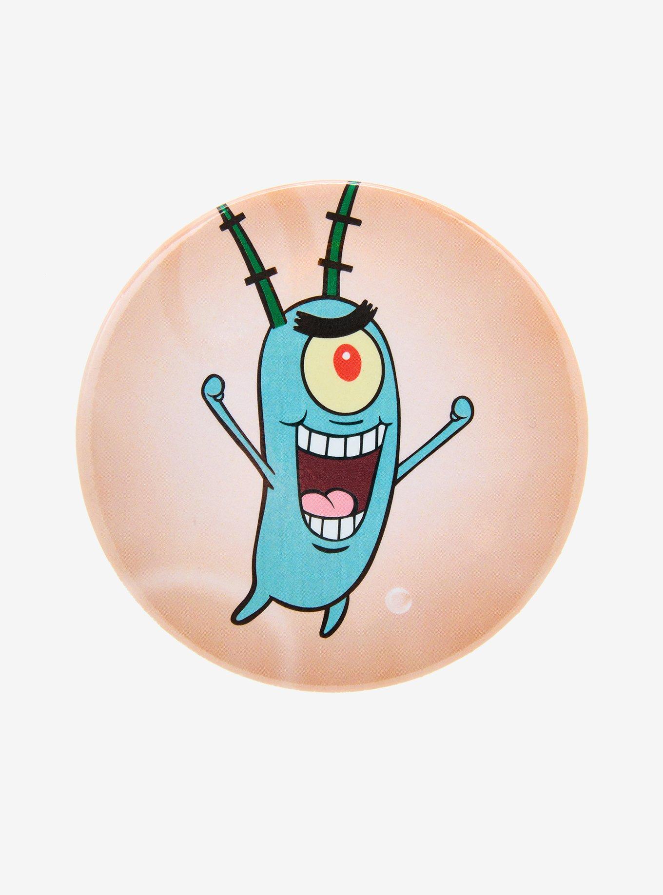 SpongeBob SquarePants Plankton 3 Inch Button, , hi-res