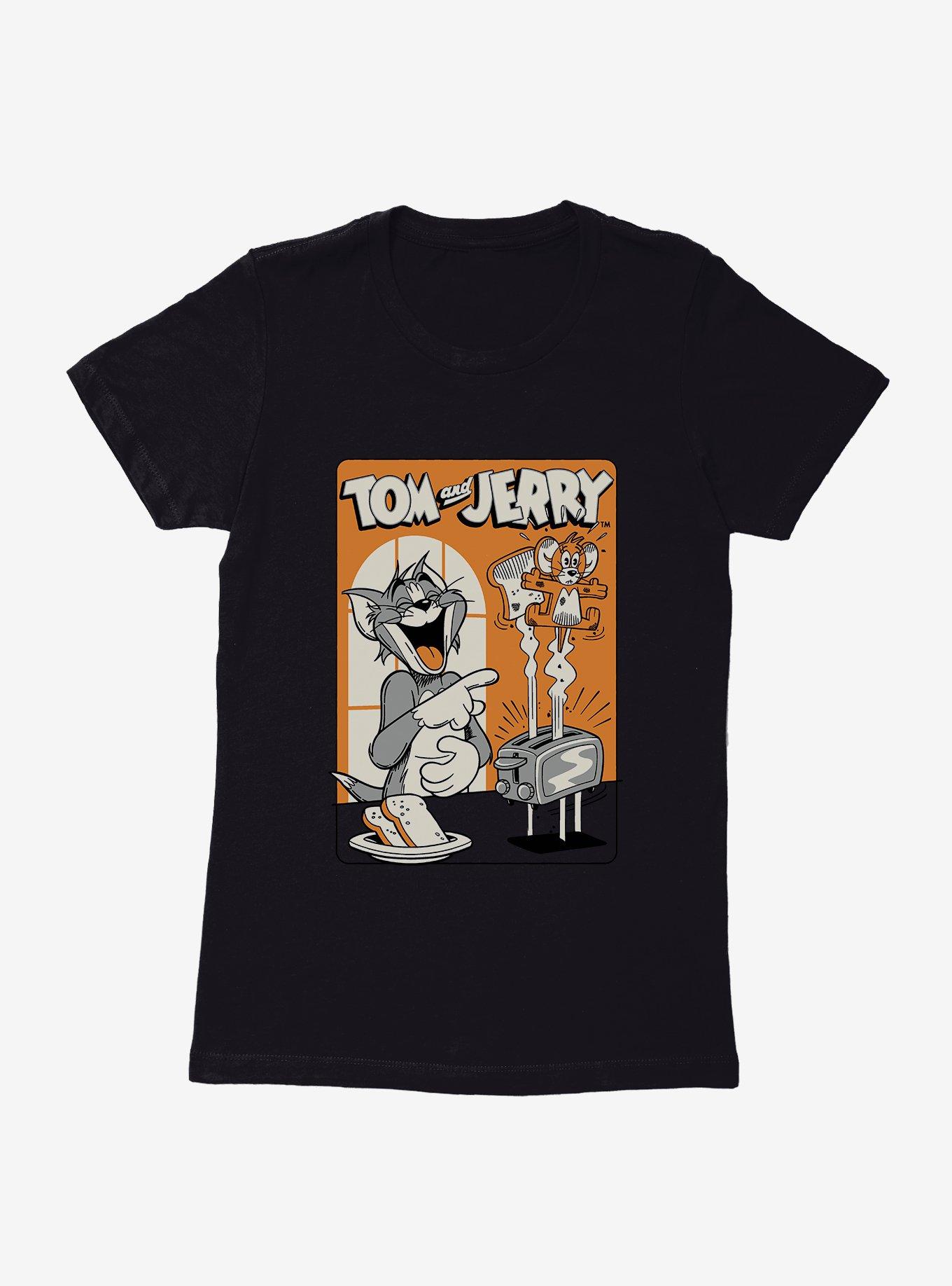 Tom And Jerry Jerry Toast Womens T-Shirt