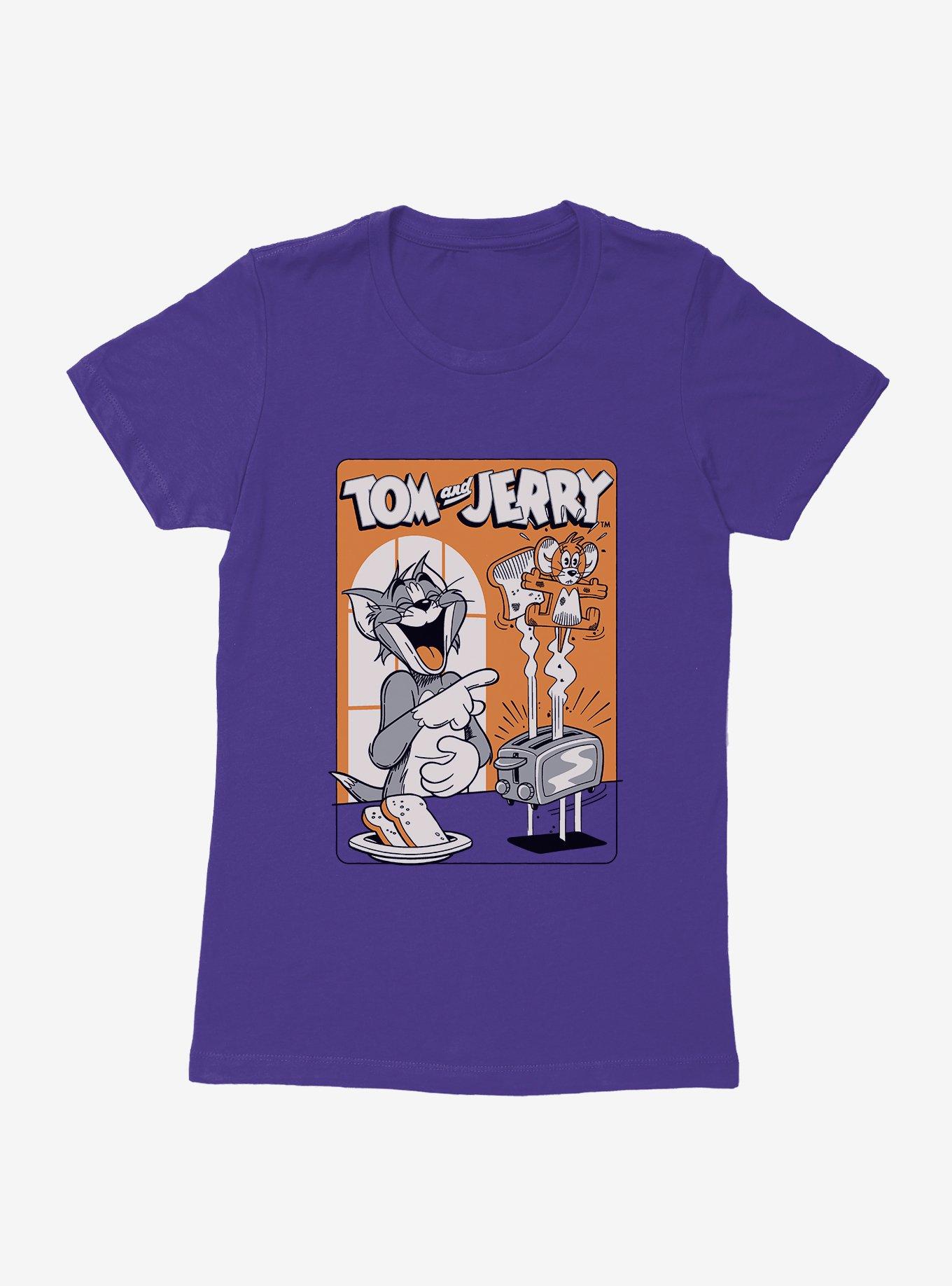 Tom And Jerry Jerry Toast Womens T-Shirt