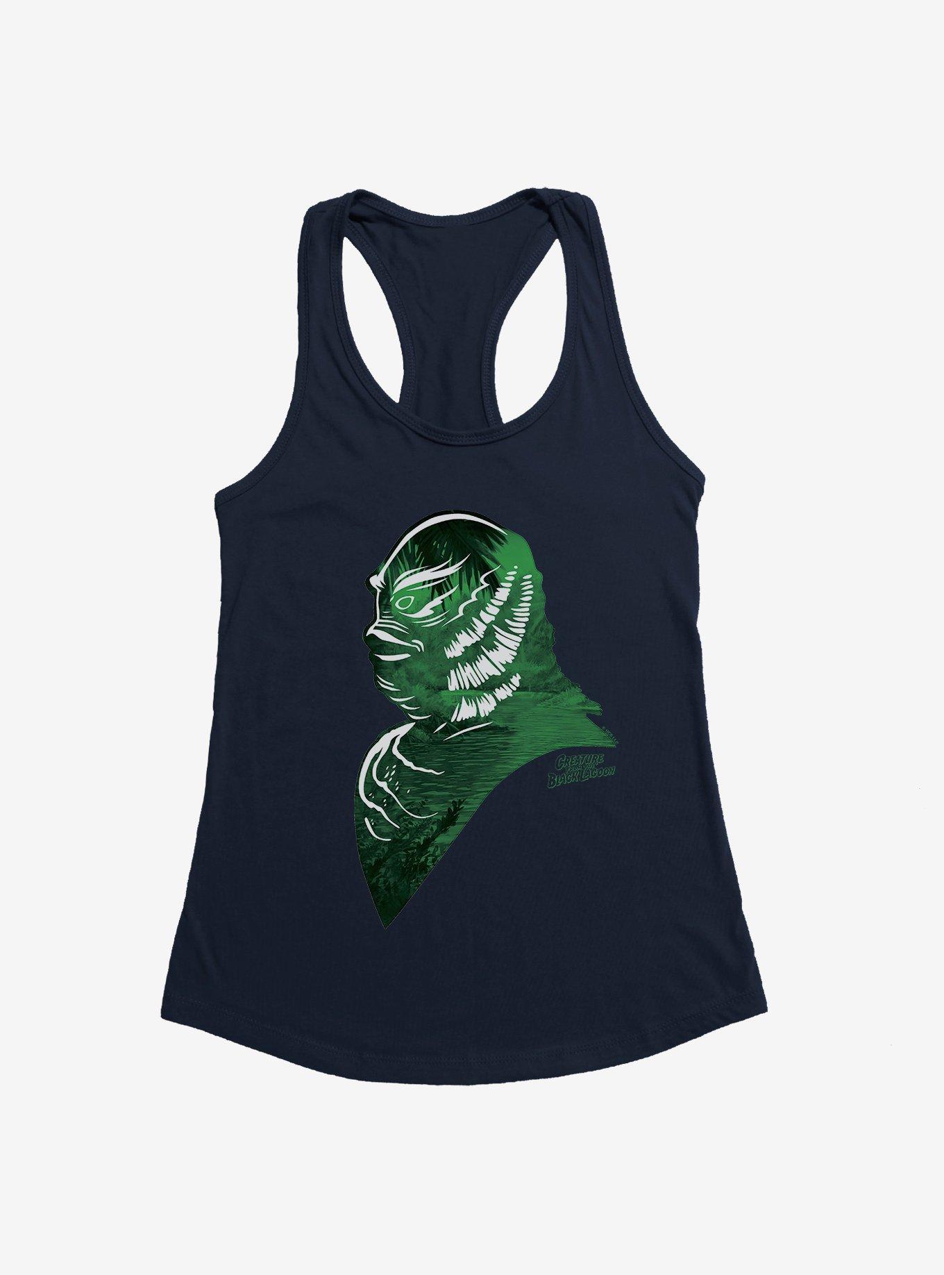 Universal Monsters Creature From The Black Lagoon Profile Girls Tank