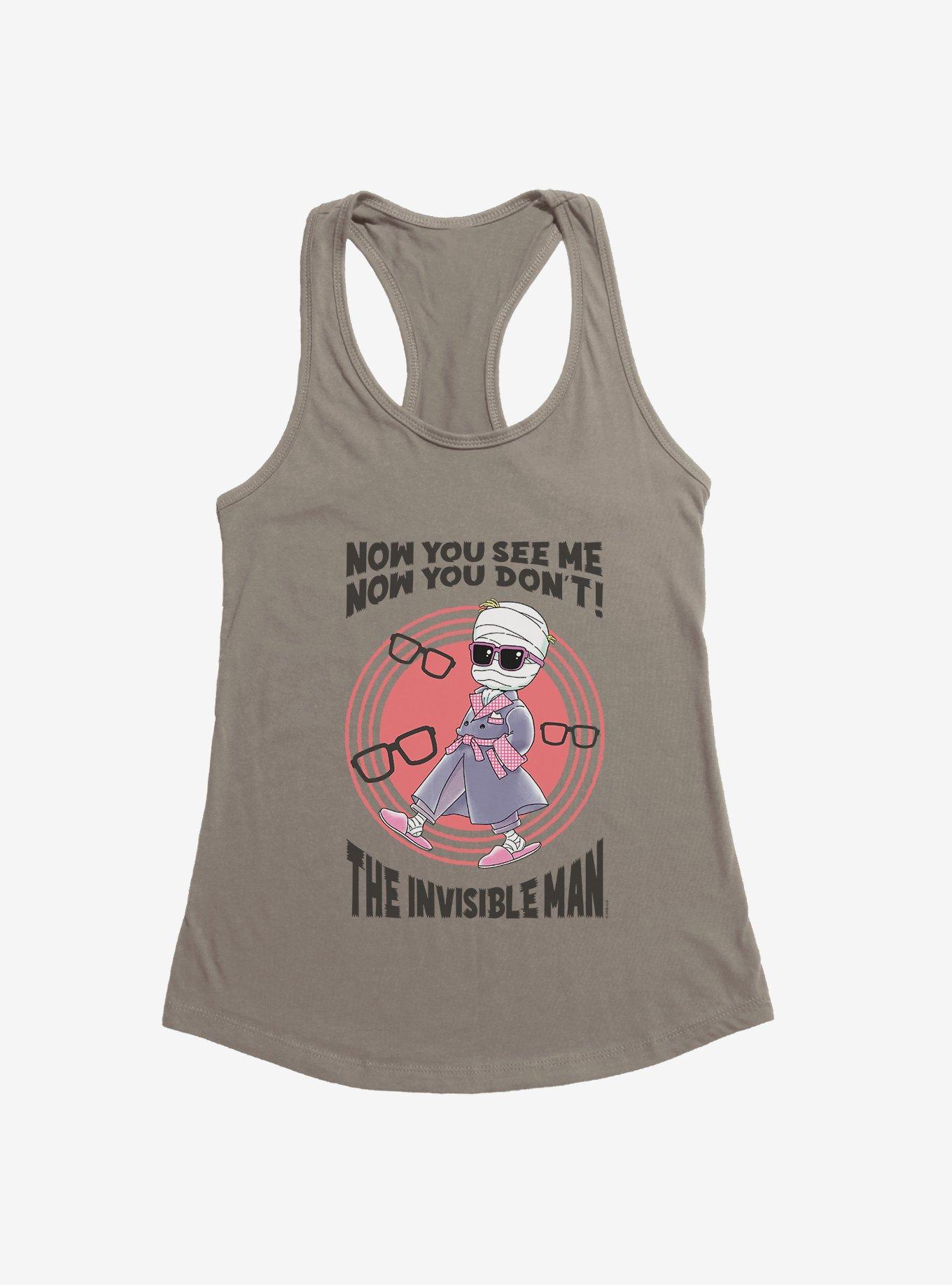 Universal Monsters The Invisible Man Now You See Me Anime Girls Tank