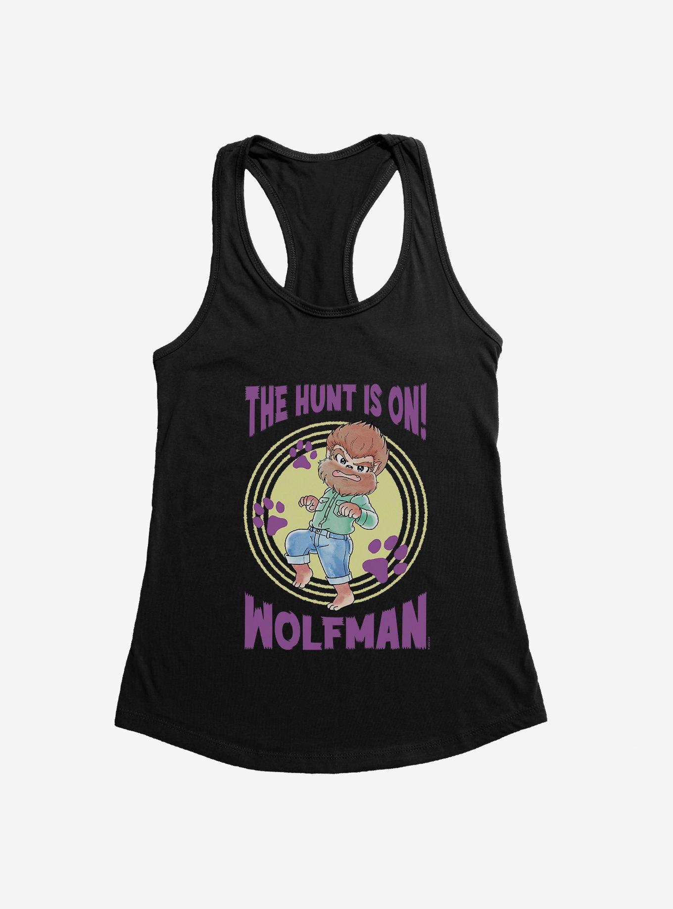 Universal Monsters The Hunt Is On Wolfman Anime Girls Tank