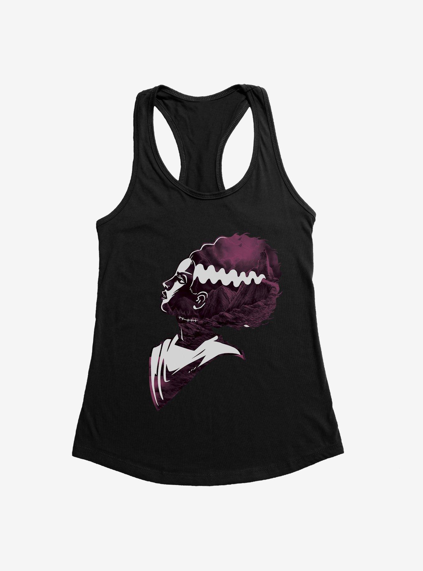 Universal Monsters The Bride Of Frankenstein Profile Portrait Girls Tank