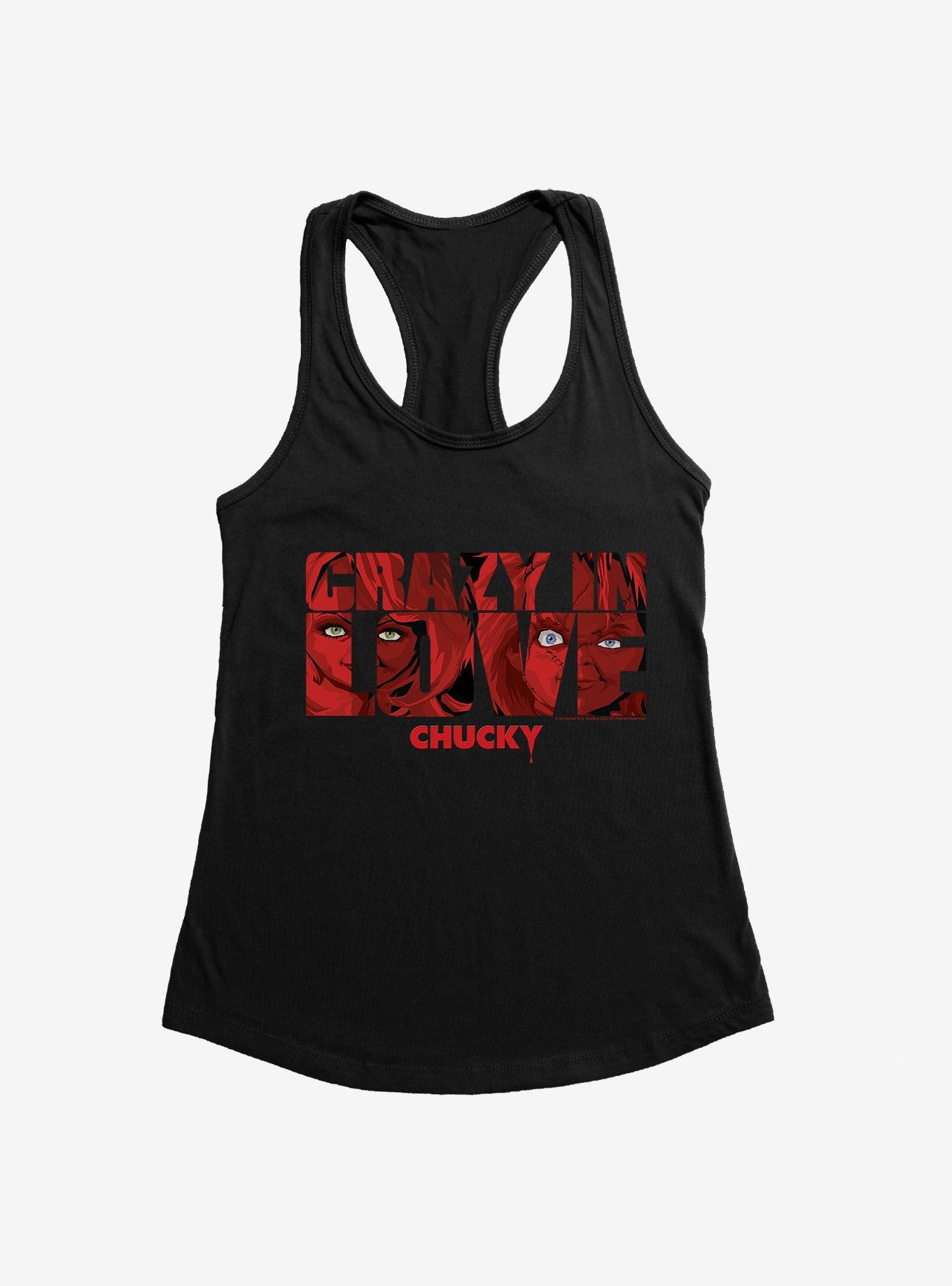 Chucky Crazy In Love Girls Tank, , hi-res